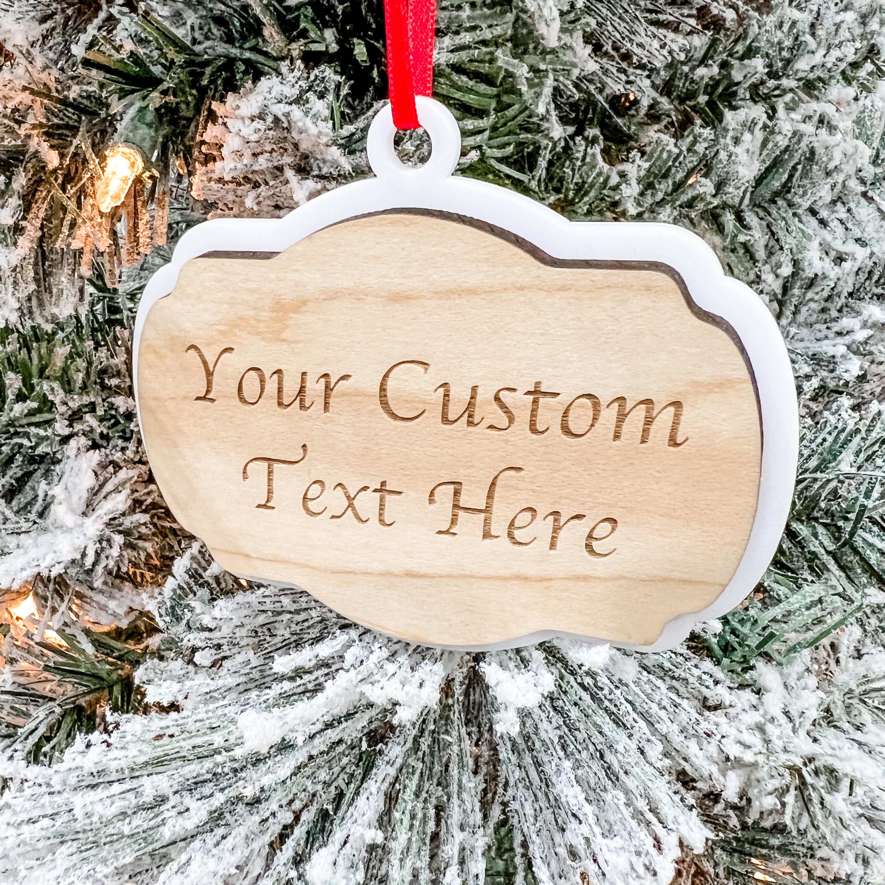 Design-Your-Own Wood & Acrylic Ornament