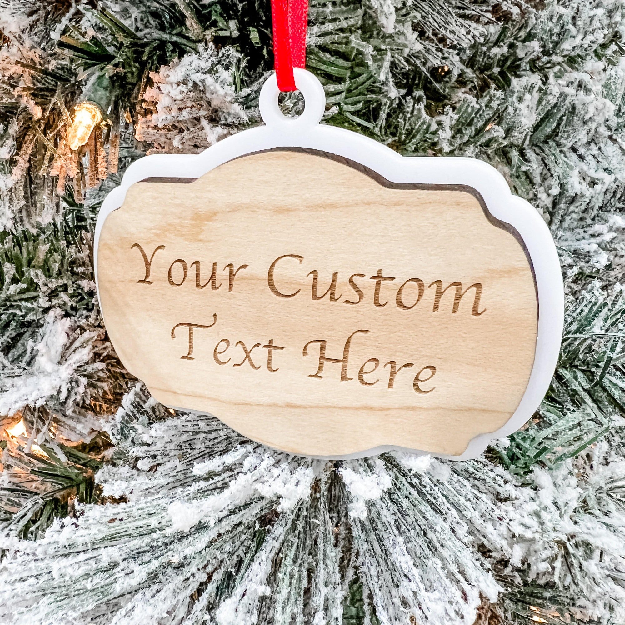 Design-Your-Own Wood & Acrylic Ornament - Sticks & Doodles