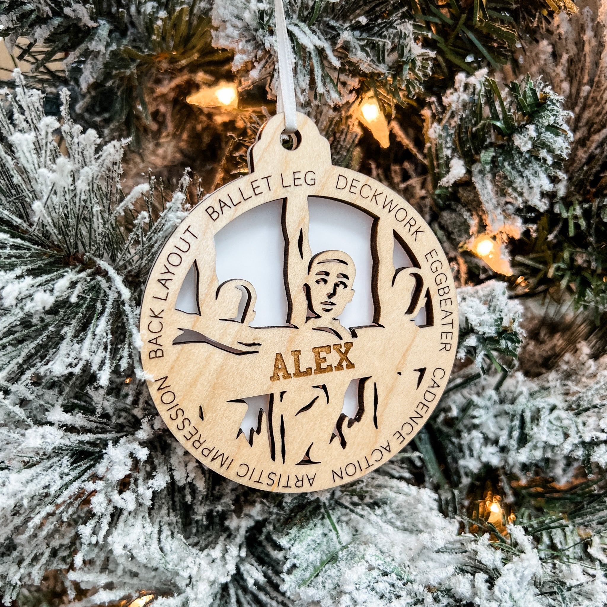 Personalized Artistic Swimming Collection • Ornament, Magnet, Medal, or Mini Sign