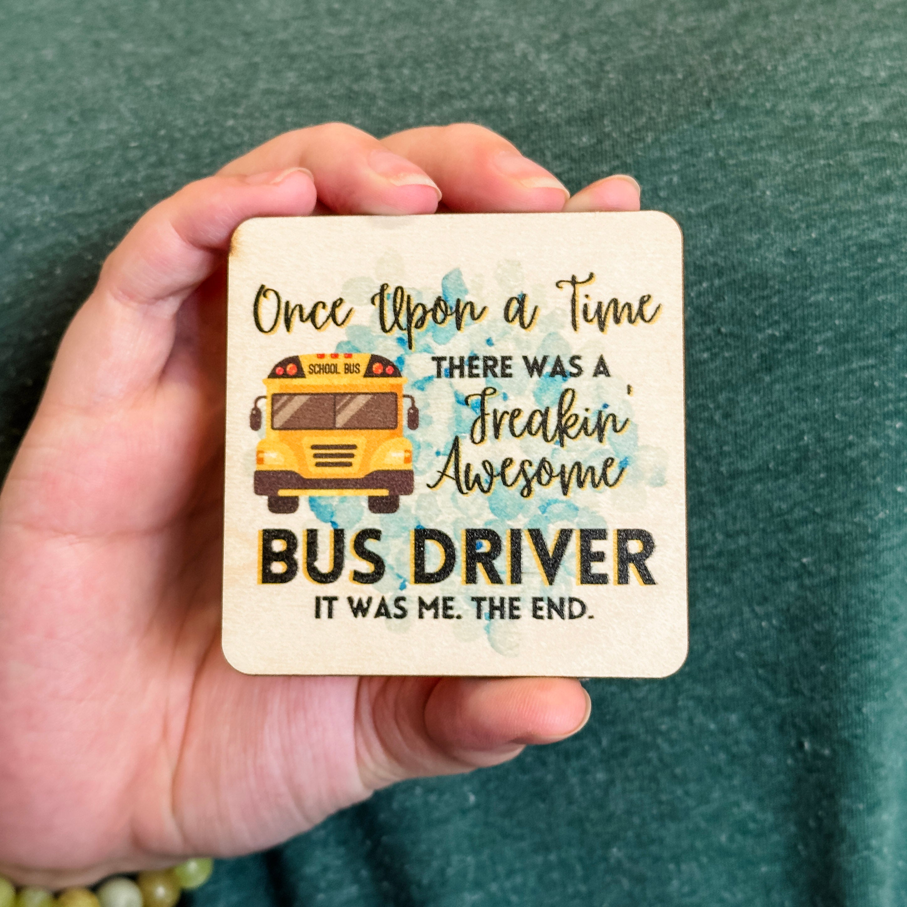 Teacher & Educator • Wood Magnet • For End of School Year / School Christmas Gifts