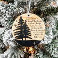 The Serenity Prayer • Wood Ornament, Magnet, or Mini Sign • For Recovery
