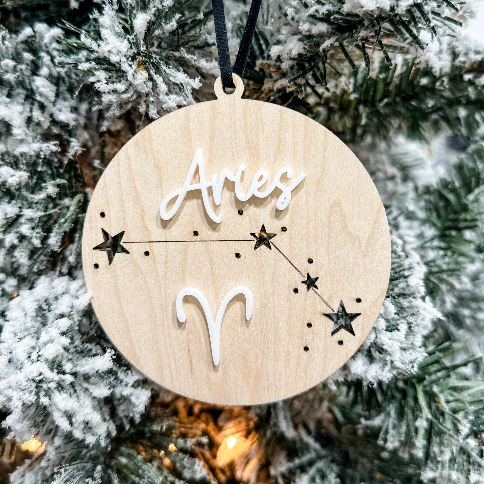 Zodiac Star Signs • Wood Ornament, Magnet, or Mini Sign • For Astrology Lovers