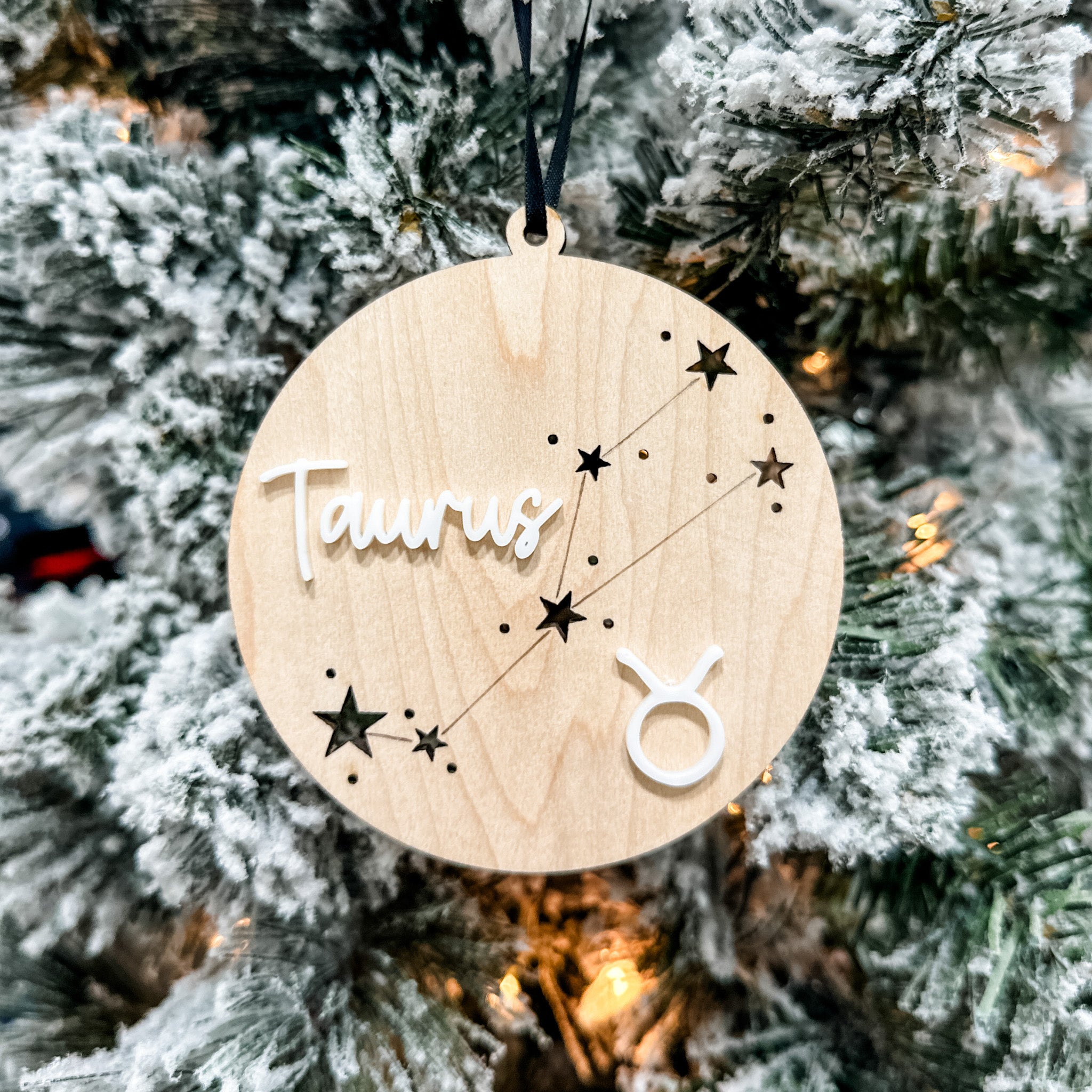 Zodiac Star Signs • Wood Ornament, Magnet, or Mini Sign • For Astrology Lovers