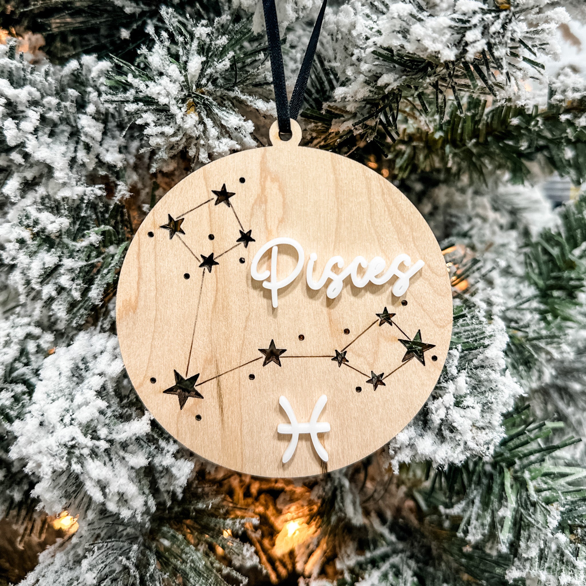 Zodiac Star Signs • Wood Ornament, Magnet, or Mini Sign • For Astrology Lovers