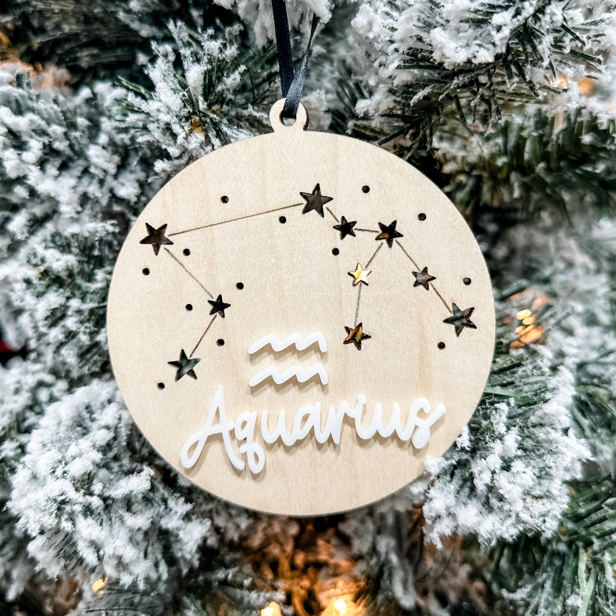 Zodiac Star Signs • Wood Ornament, Magnet, or Mini Sign • For Astrology Lovers