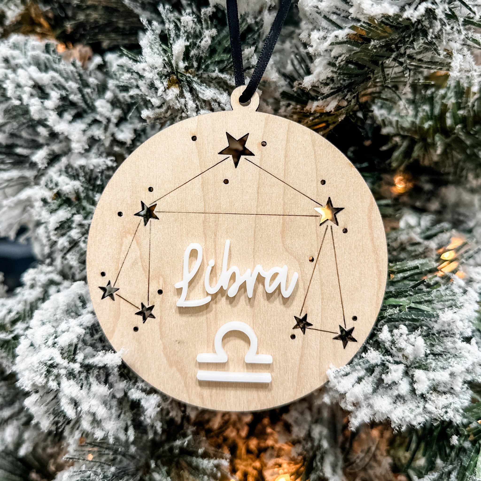 Zodiac Star Signs • Wood Ornament, Magnet, or Mini Sign • For Astrology Lovers