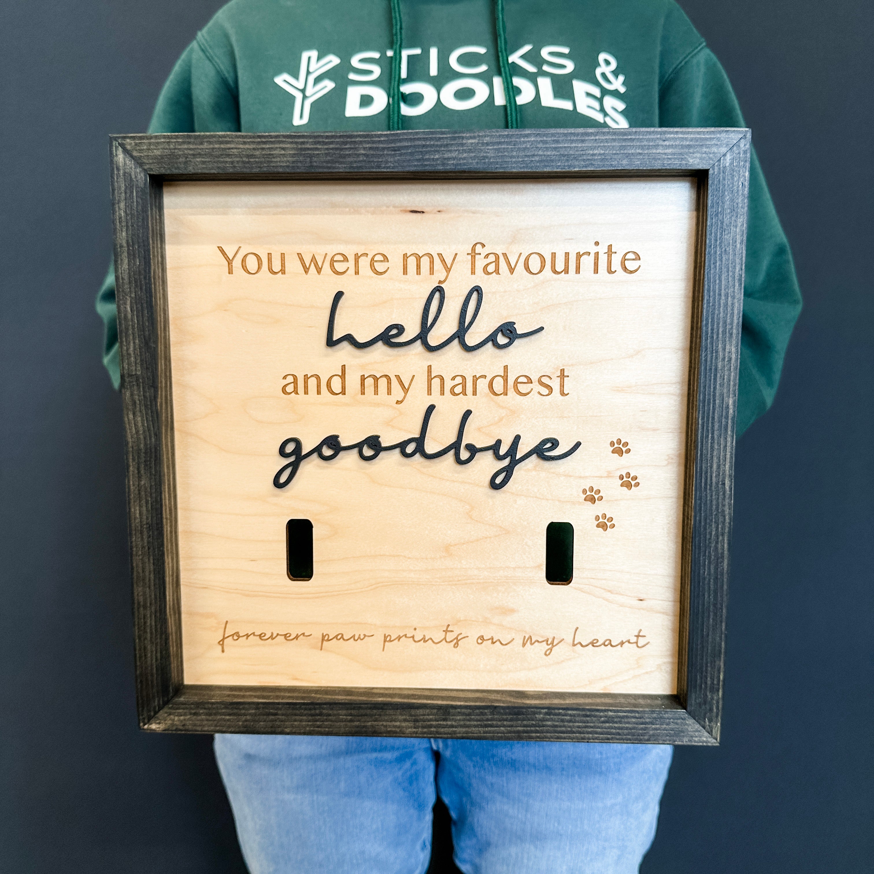 Pet Collar Memorial | 3D Wood Sign