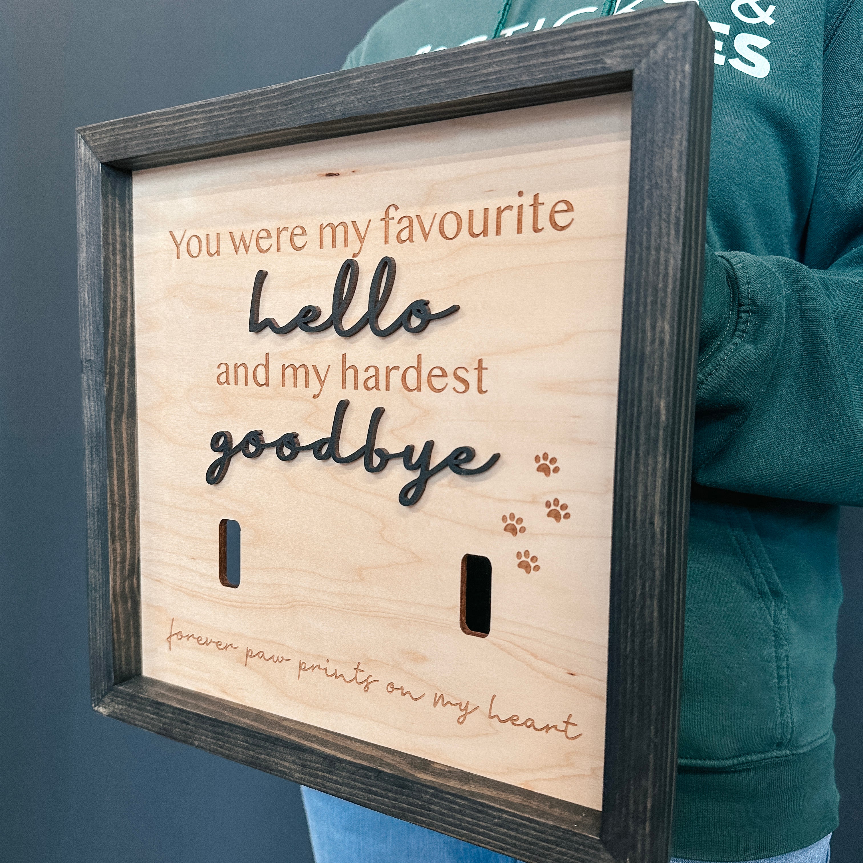 Pet Collar Memorial | 3D Wood Sign