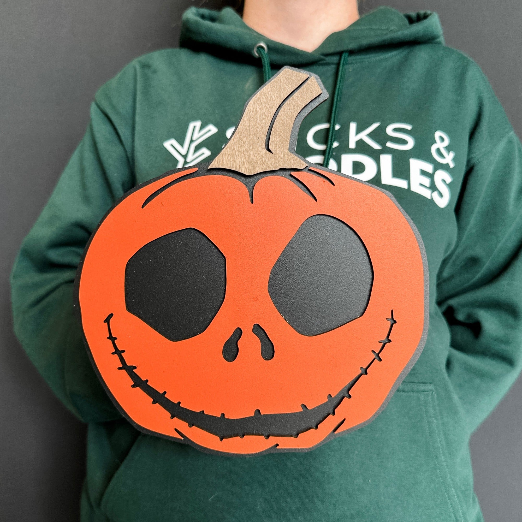 Pumpkin Jack | 3D Wood Ornament or Mini Sign