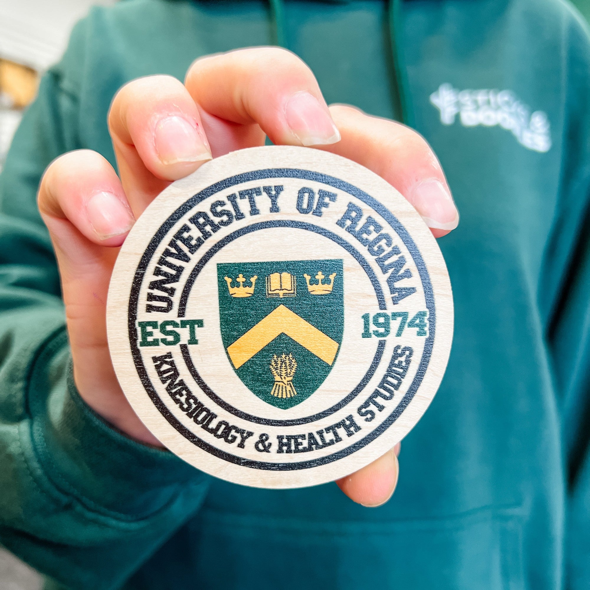 University of Regina Department of Kinesiology & Health Sciences | Wood Ornament or Magnet