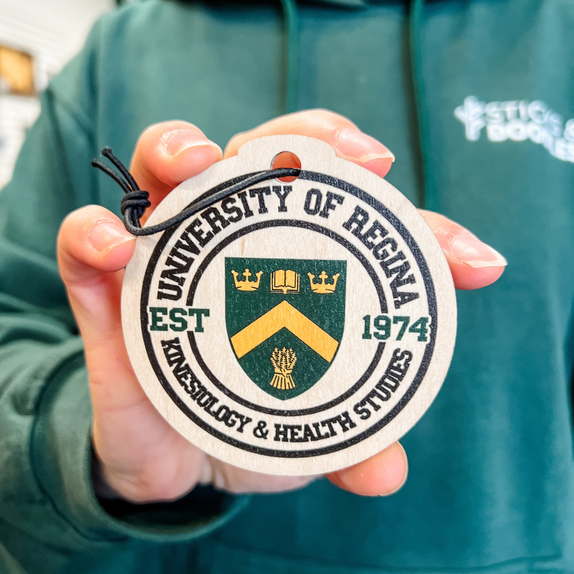 University of Regina Department of Kinesiology & Health Sciences | Wood Ornament or Magnet