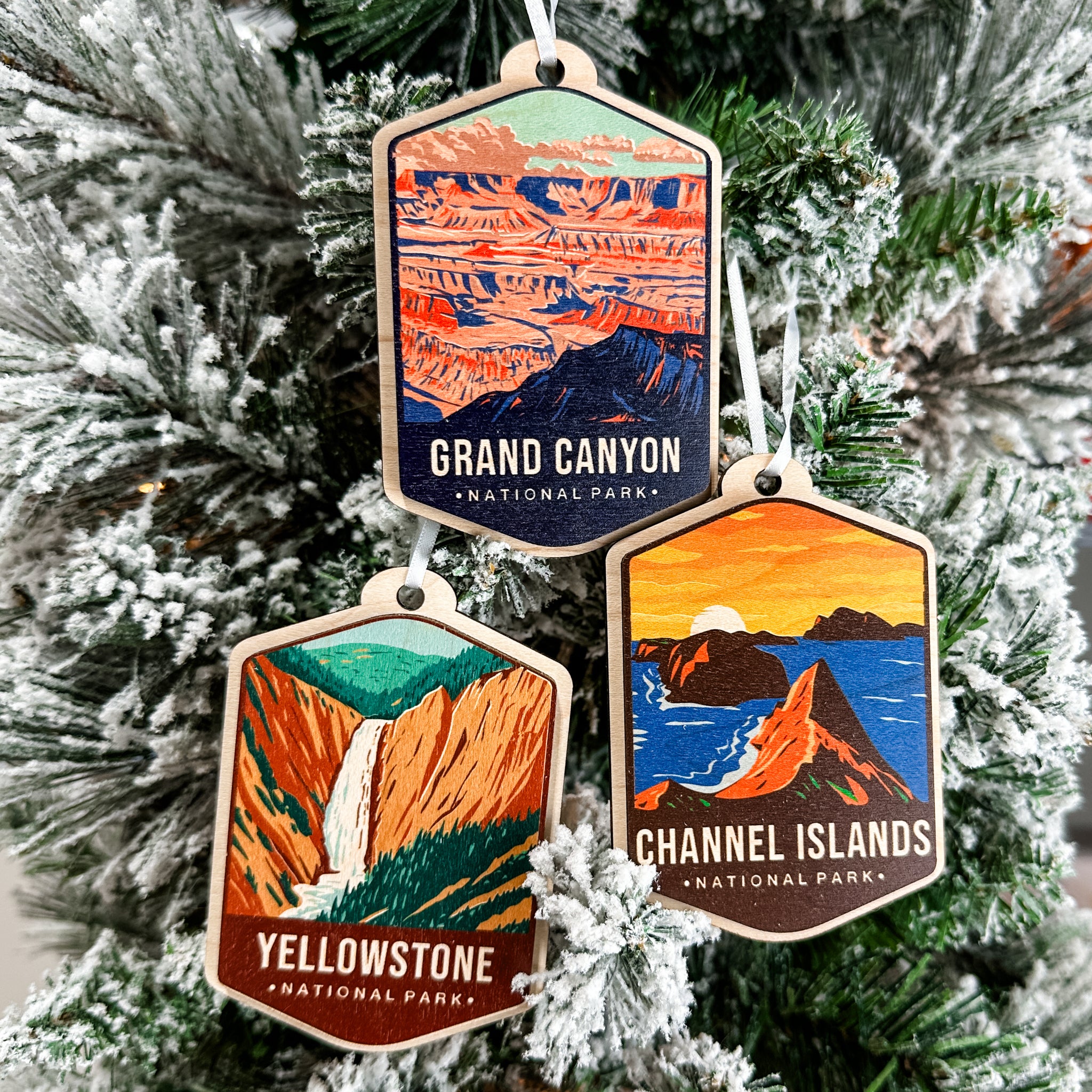 US National Parks Collection | 3D Wood Ornaments (Choose from 63!)