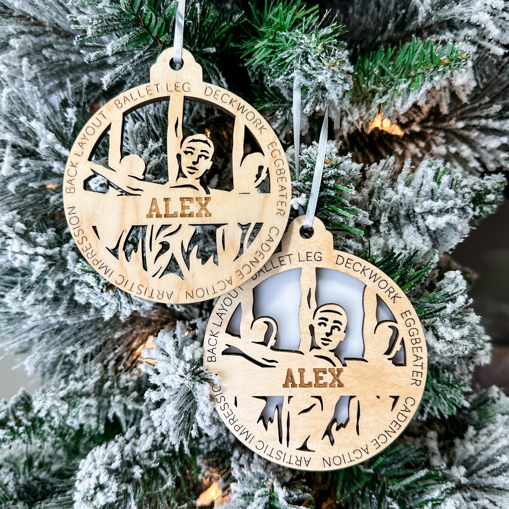 Personalized Sports & Recreation | 3D Wood Ornaments