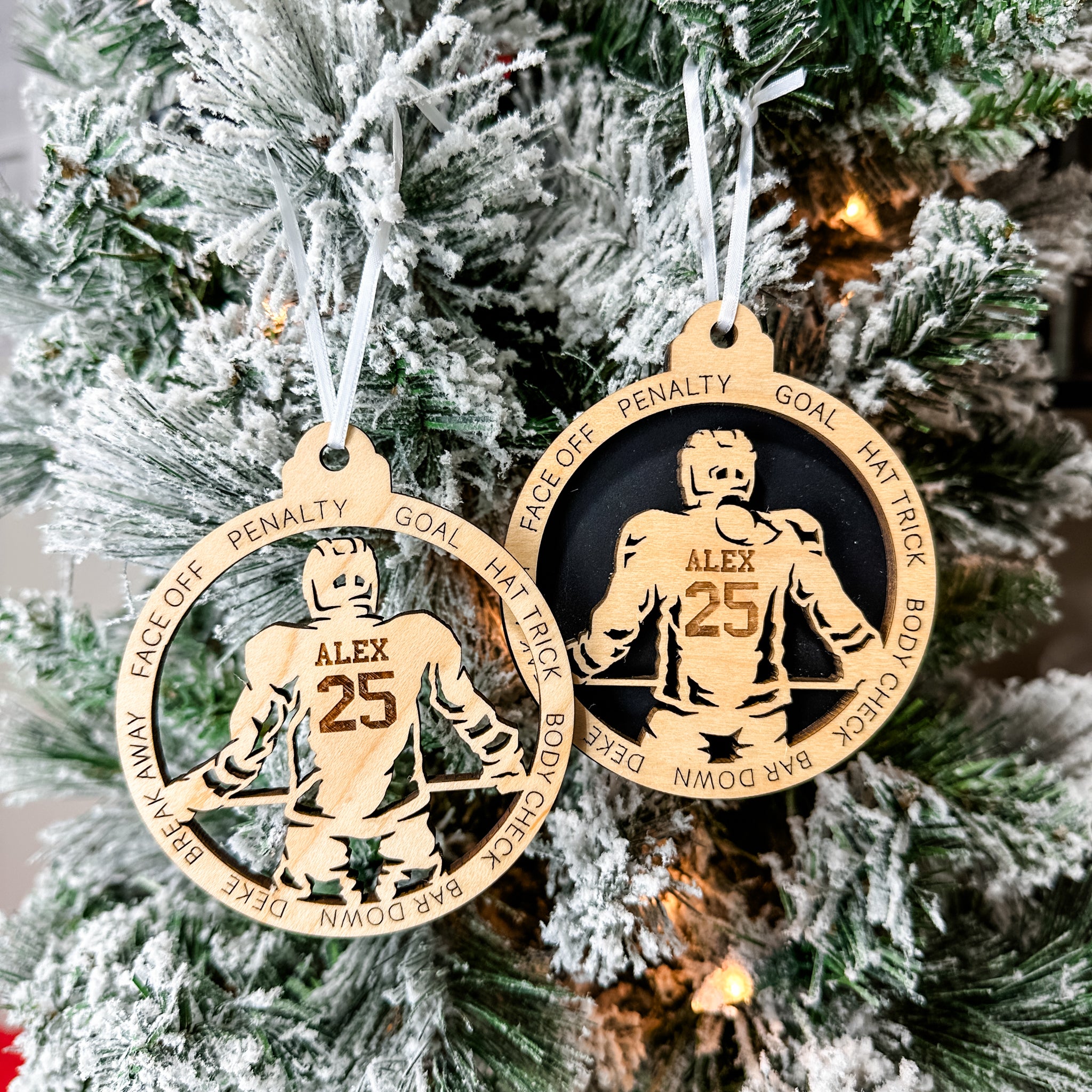 Personalized Sports & Recreation | 3D Wood Ornaments