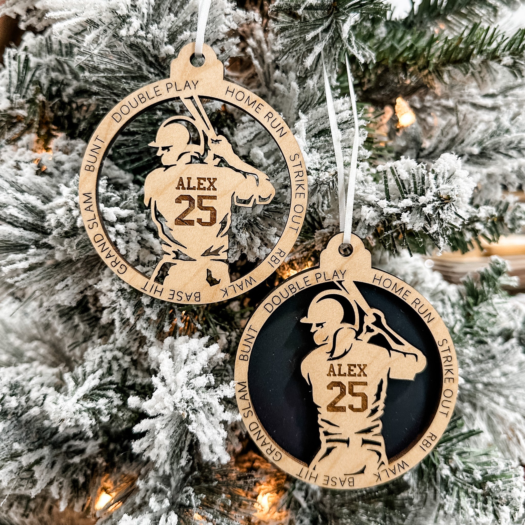 Personalized Baseball Collection • Ornament, Magnet, Medal, or Mini Sign