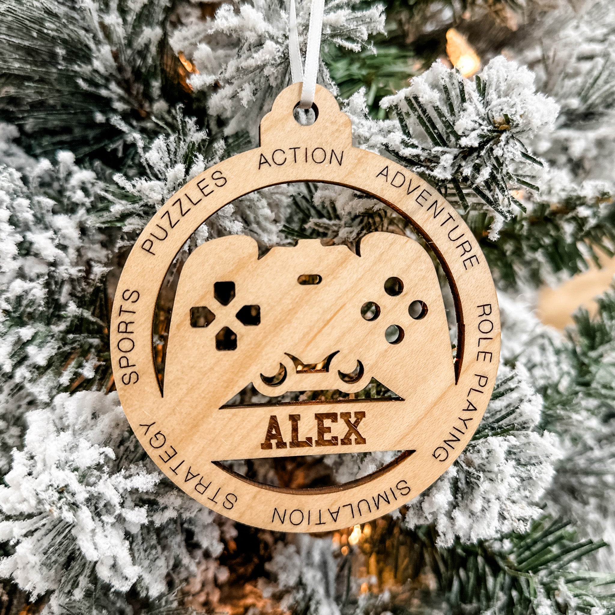 Personalized Gaming Collection • Ornament, Magnet, Medal, or Mini Sign