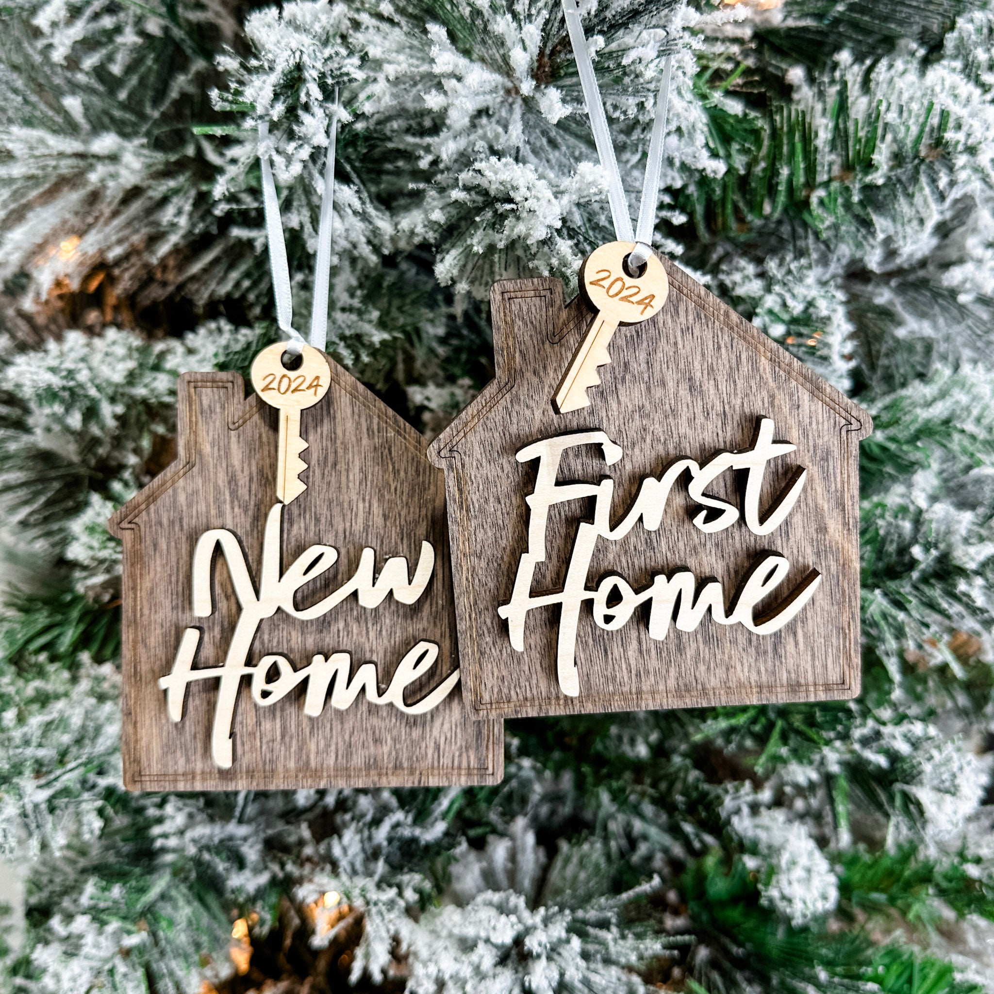 First / New Home Key | 3D Wood Ornament