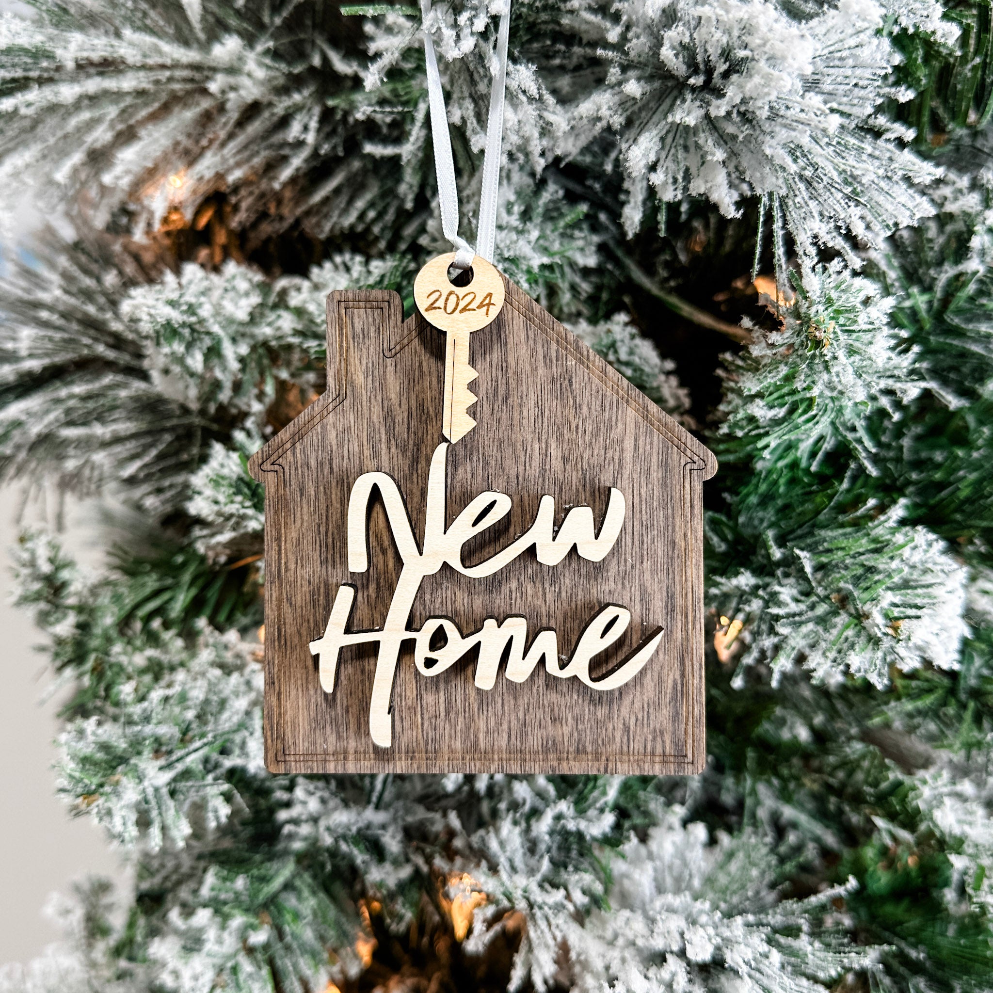 First / New Home Key | 3D Wood Ornament