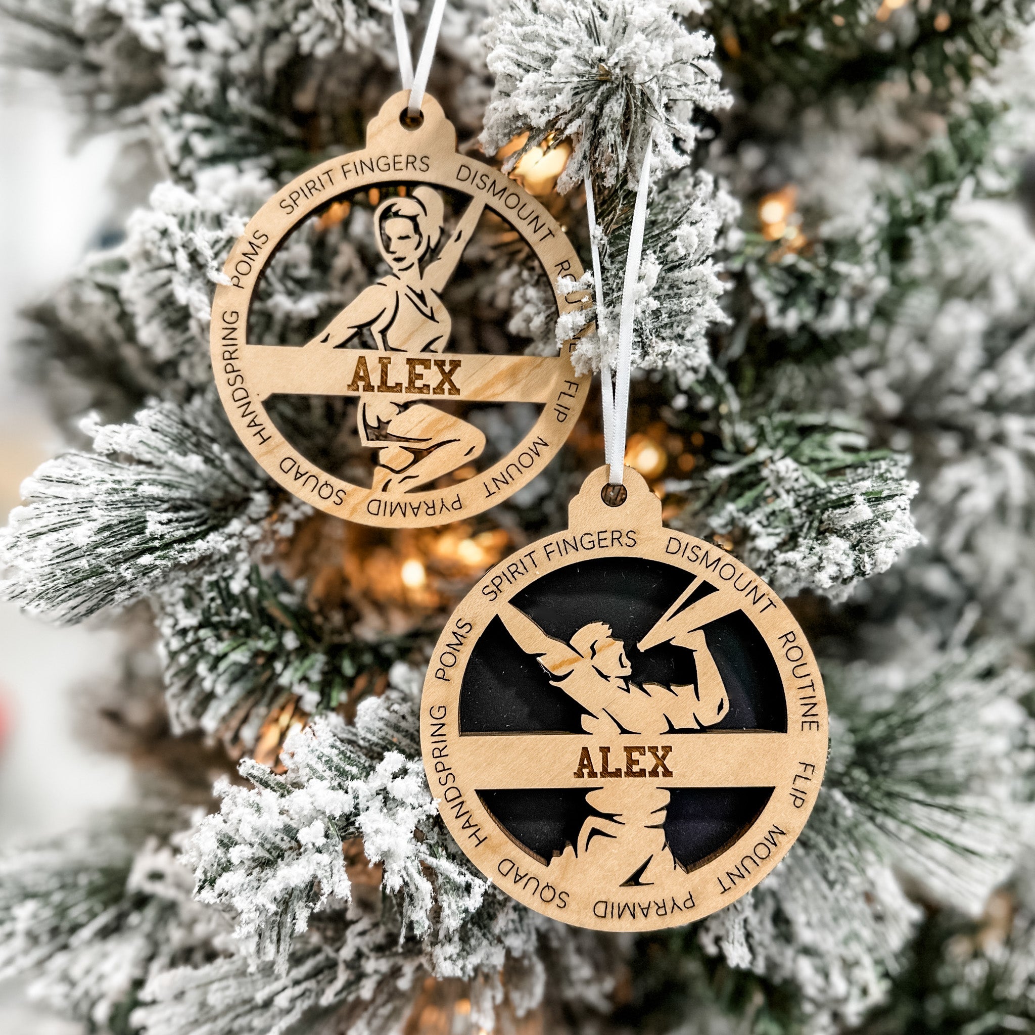 Personalized Cheer Collection • Ornament, Magnet, Medal, or Mini Sign