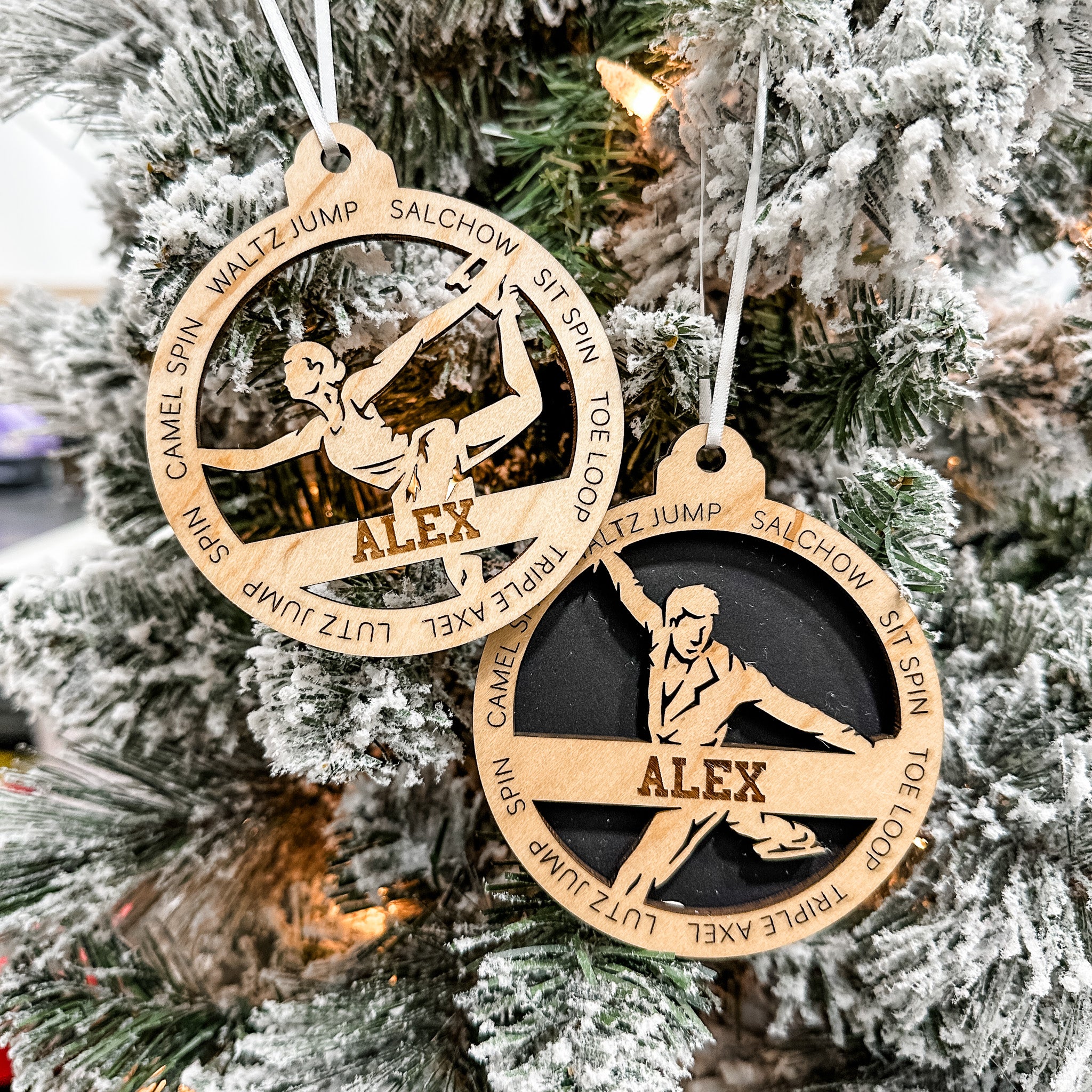 Personalized Figure Skating Collection • Ornament, Magnet, Medal, or Mini Sign