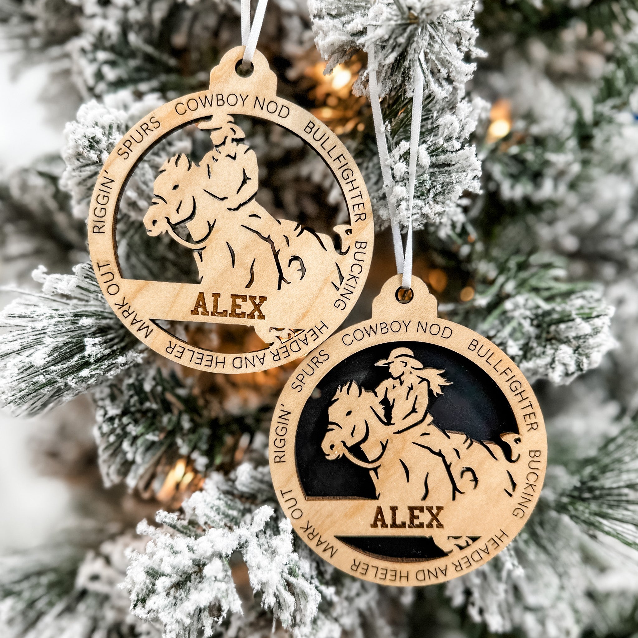 Personalized Rodeo Collection • Ornament, Magnet, Medal, or Mini Sign