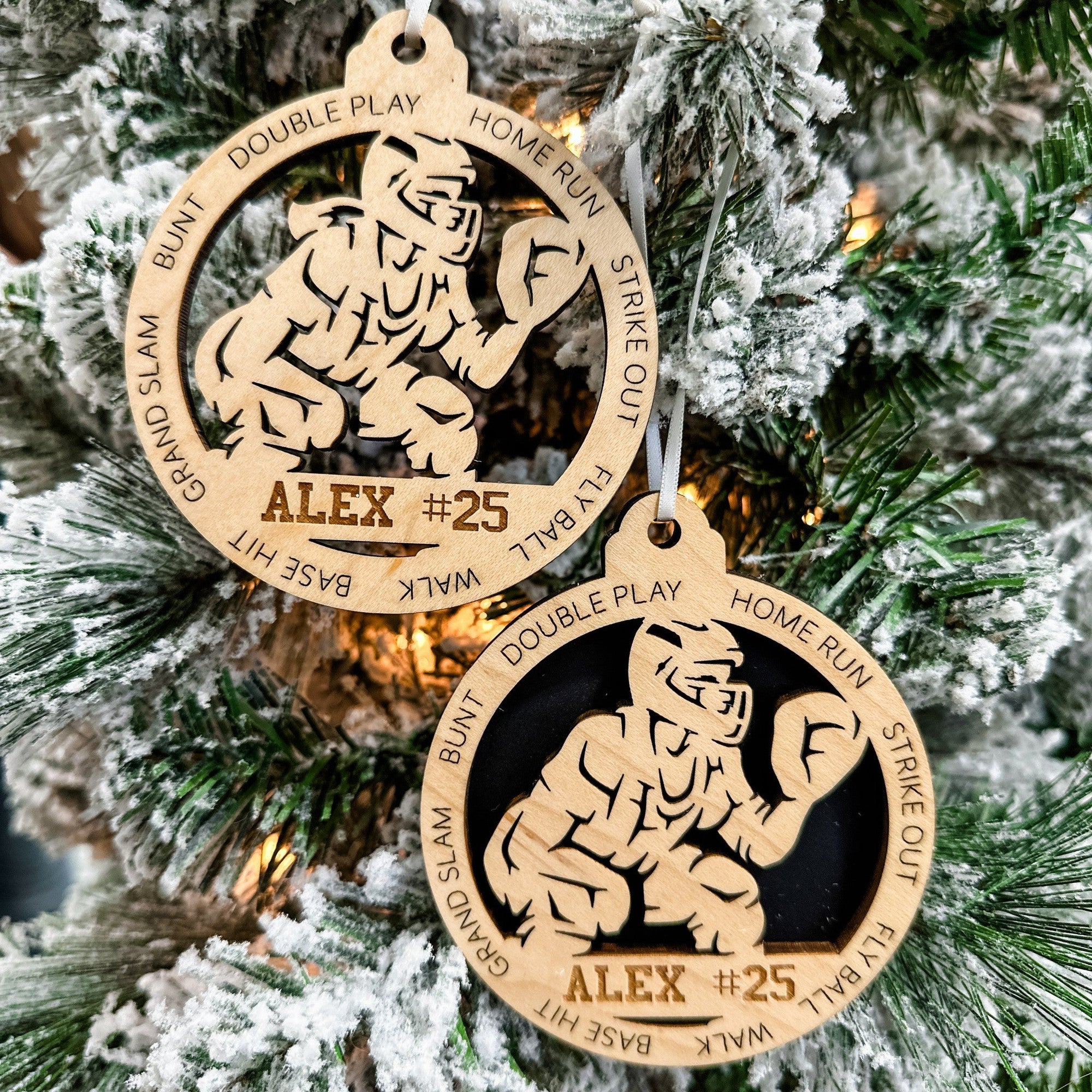 Personalized Sports & Recreation | 3D Wood Ornaments