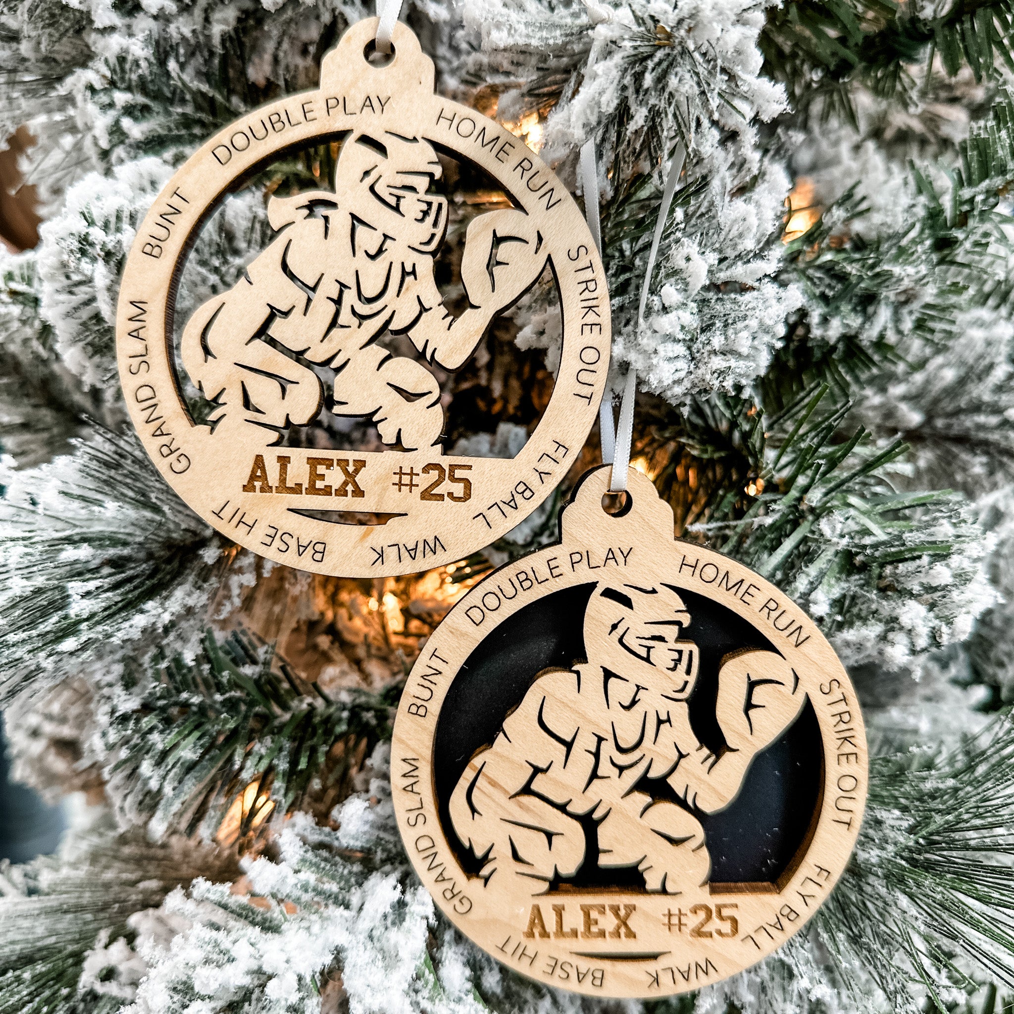 Personalized Baseball Collection • Ornament, Magnet, Medal, or Mini Sign
