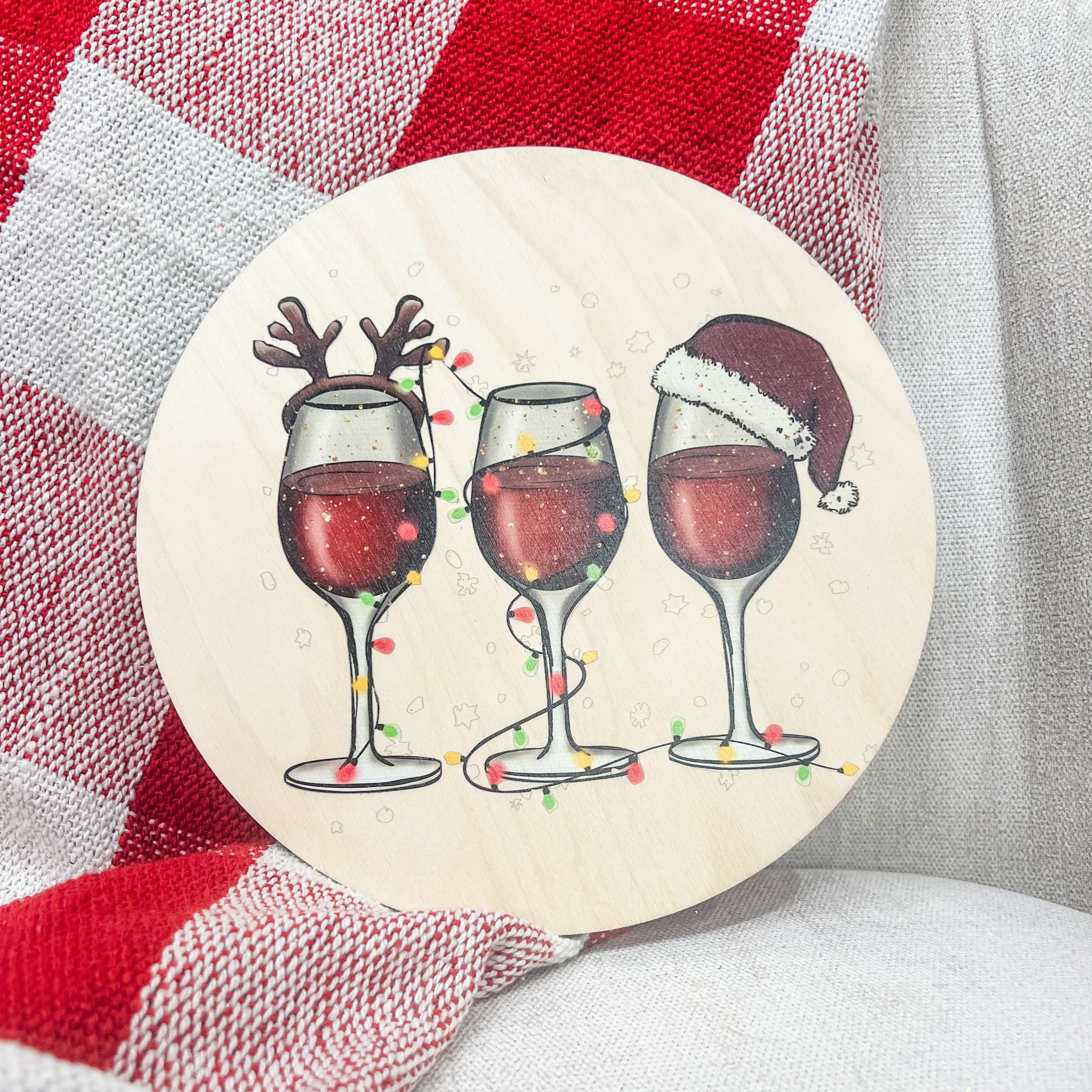 Festive Wines | Printed Wood Sign