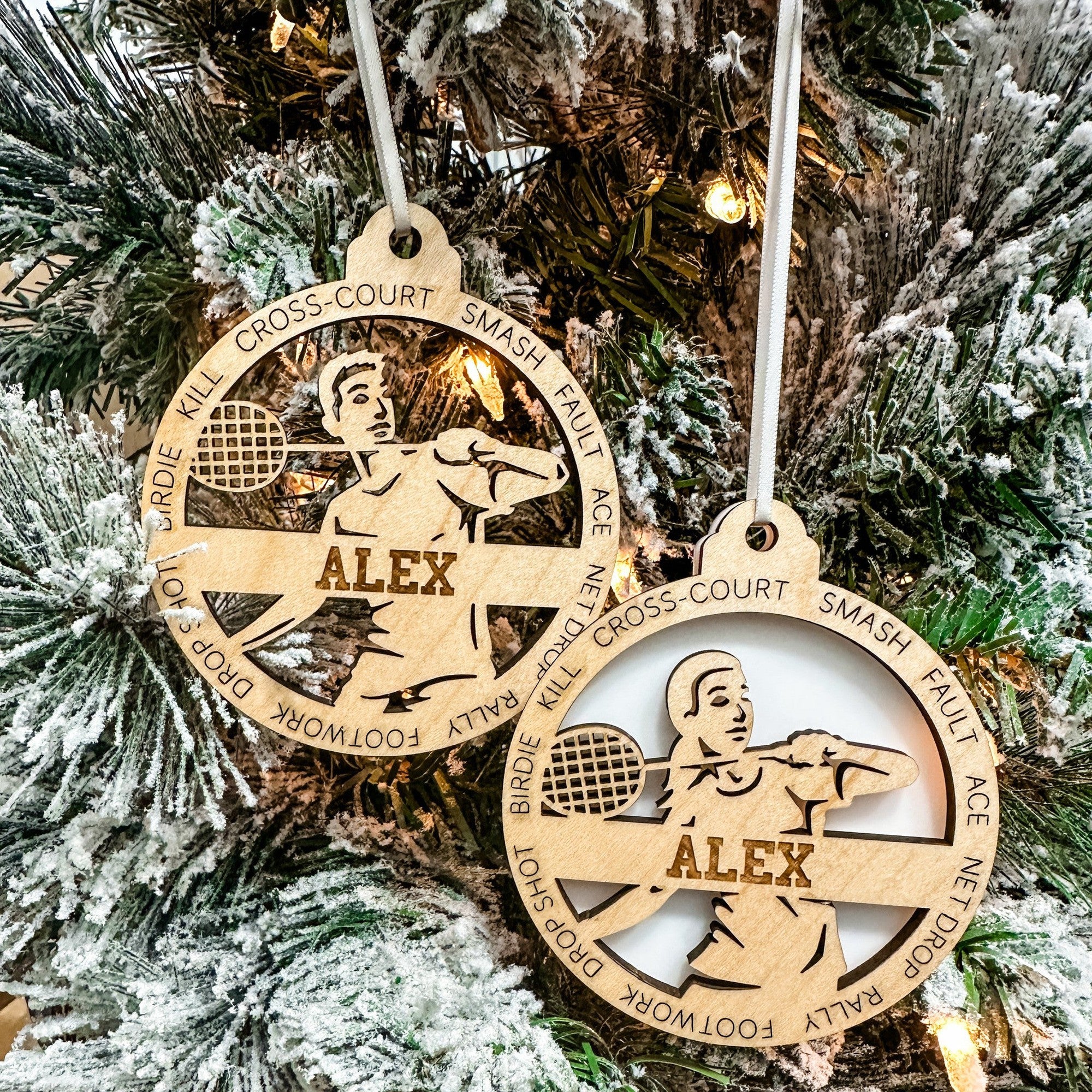 Personalized Sports & Recreation | 3D Wood Ornaments