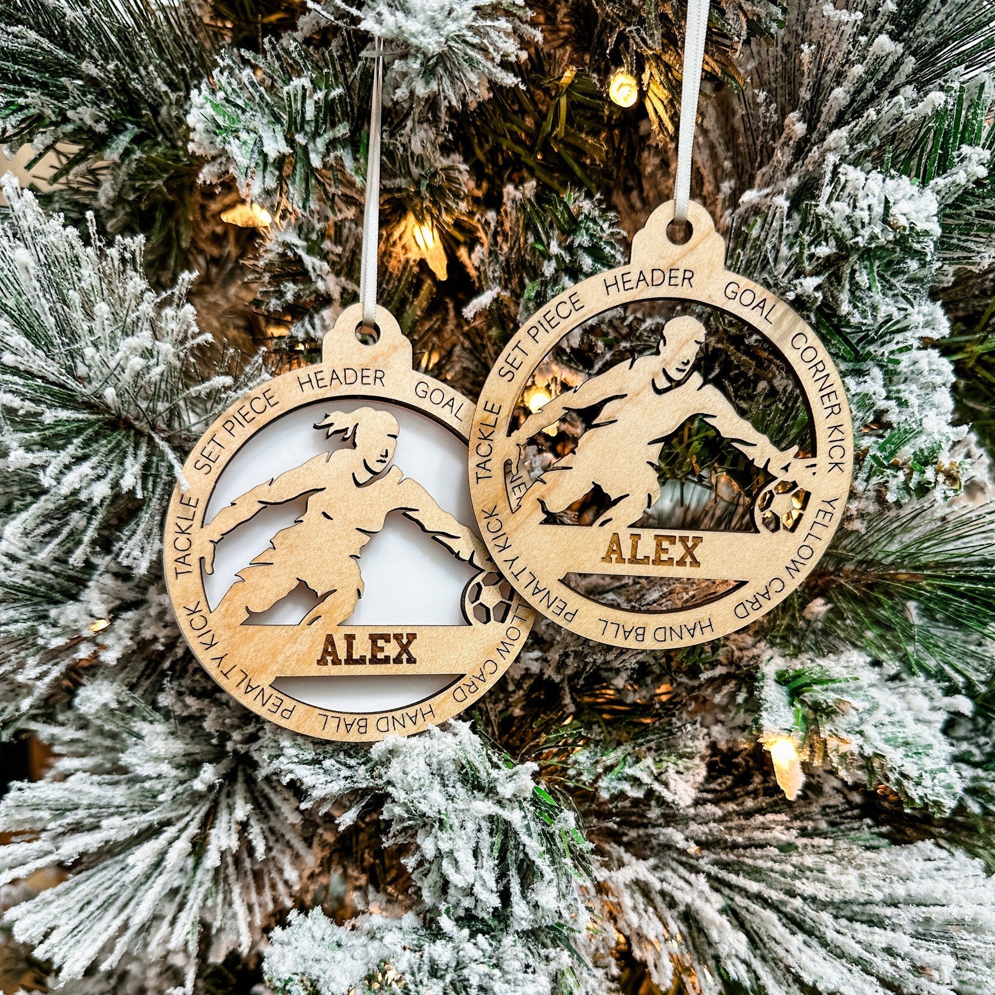 Personalized Sports & Recreation | 3D Wood Ornaments