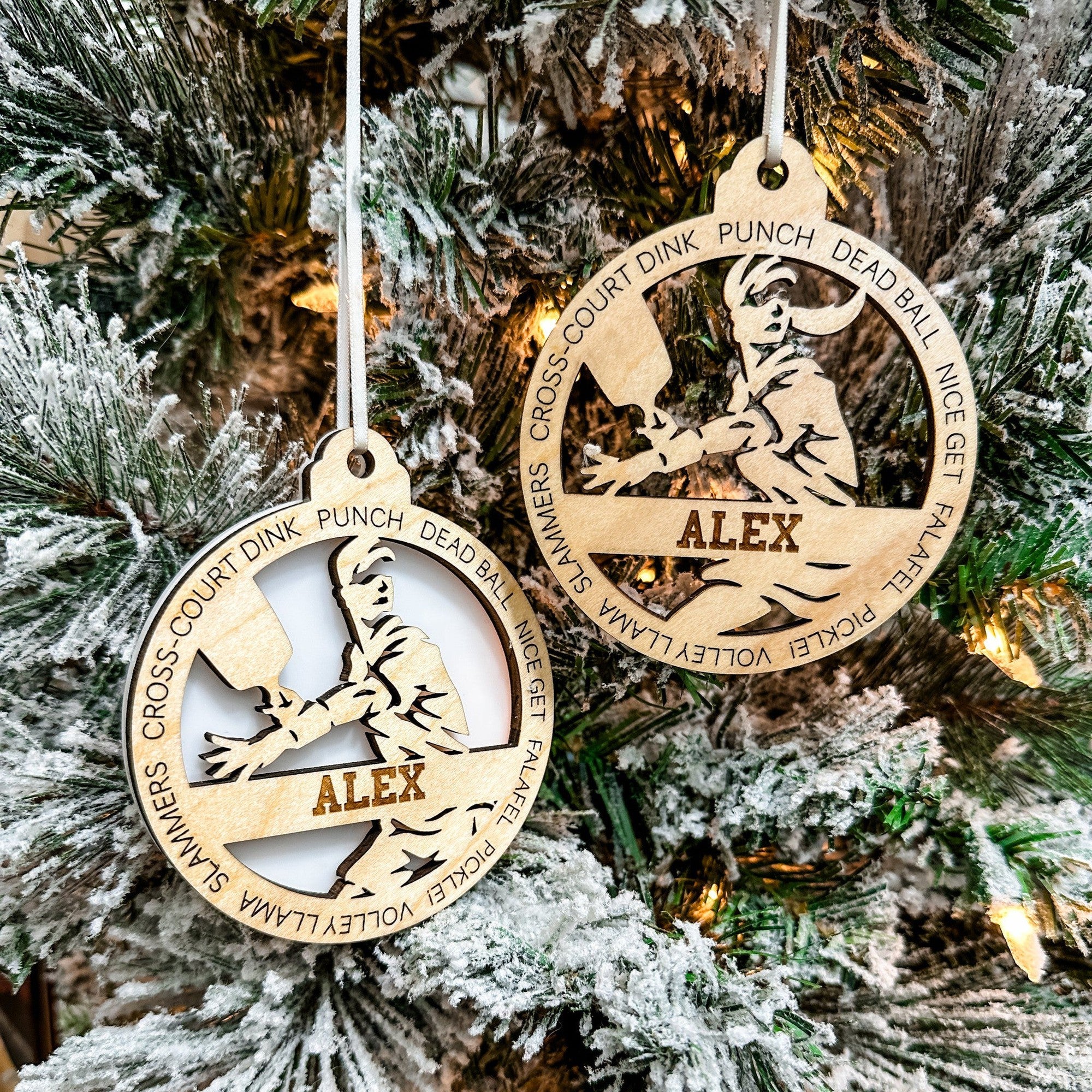 Personalized Sports & Recreation | 3D Wood Ornaments