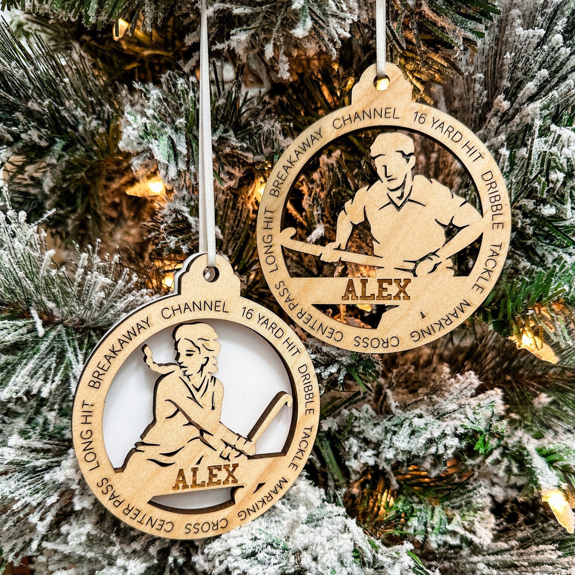 Personalized Sports & Recreation | 3D Wood Ornaments