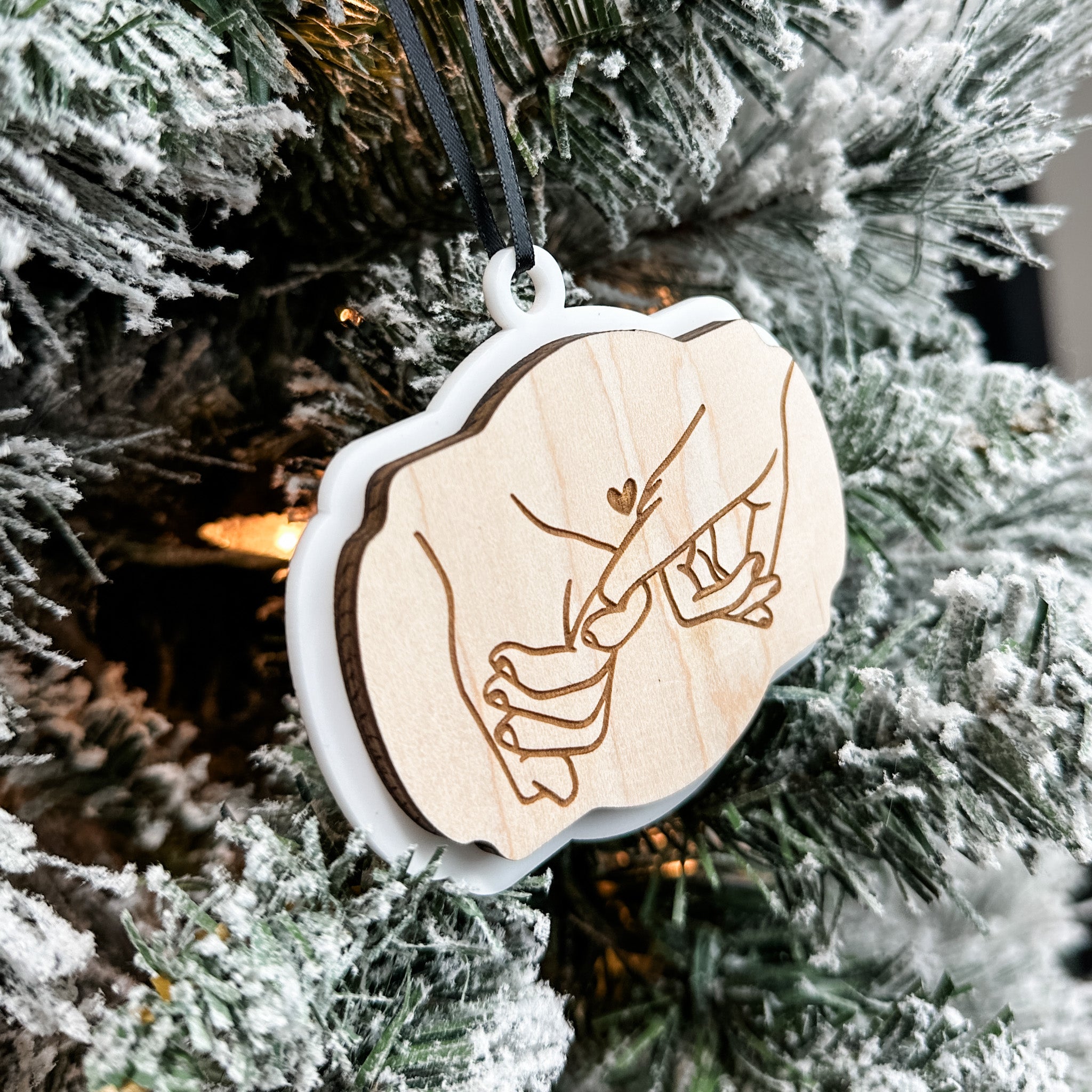 The Pinky Promise Ornament (Choose from 3!)