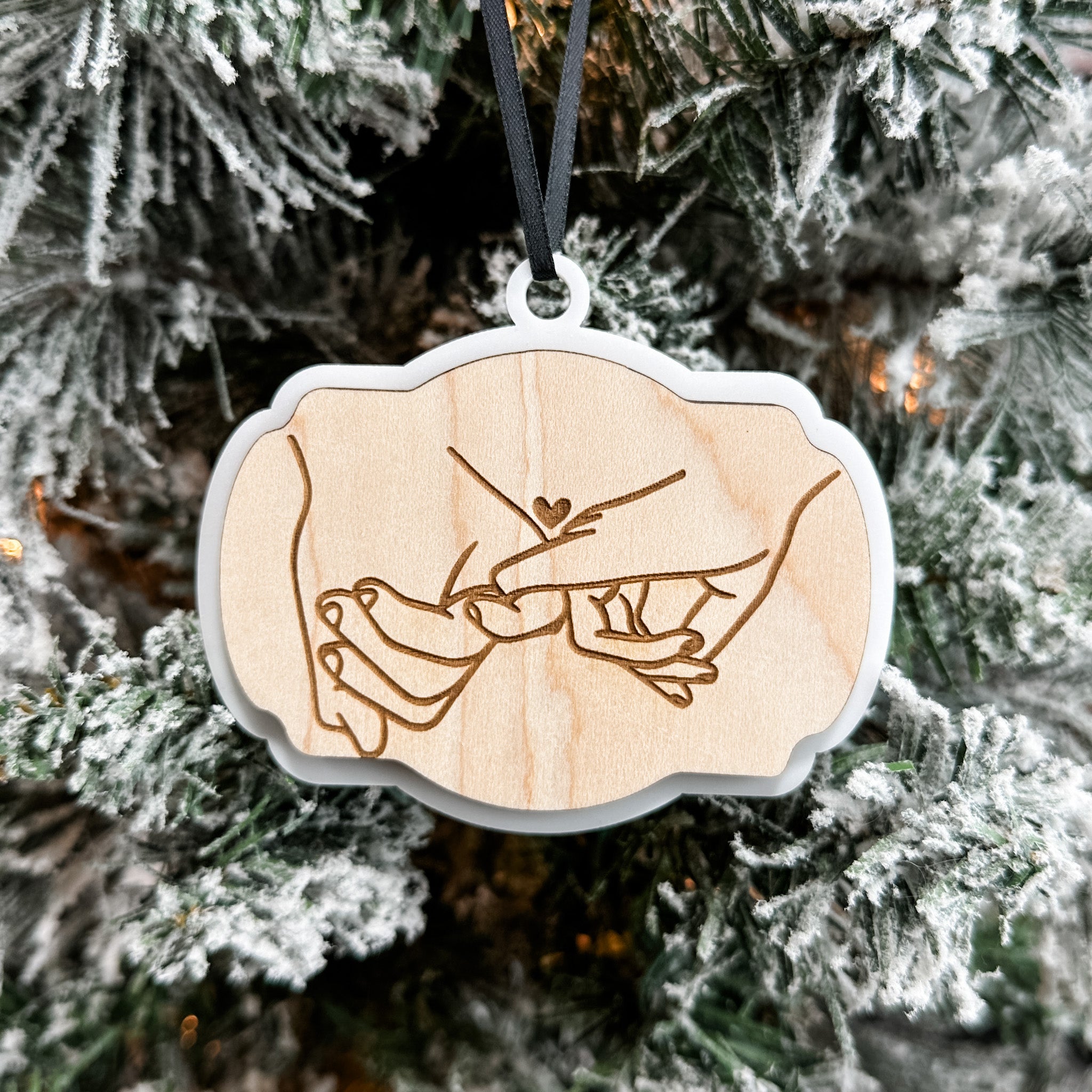 The Pinky Promise Ornament (Choose from 3!)