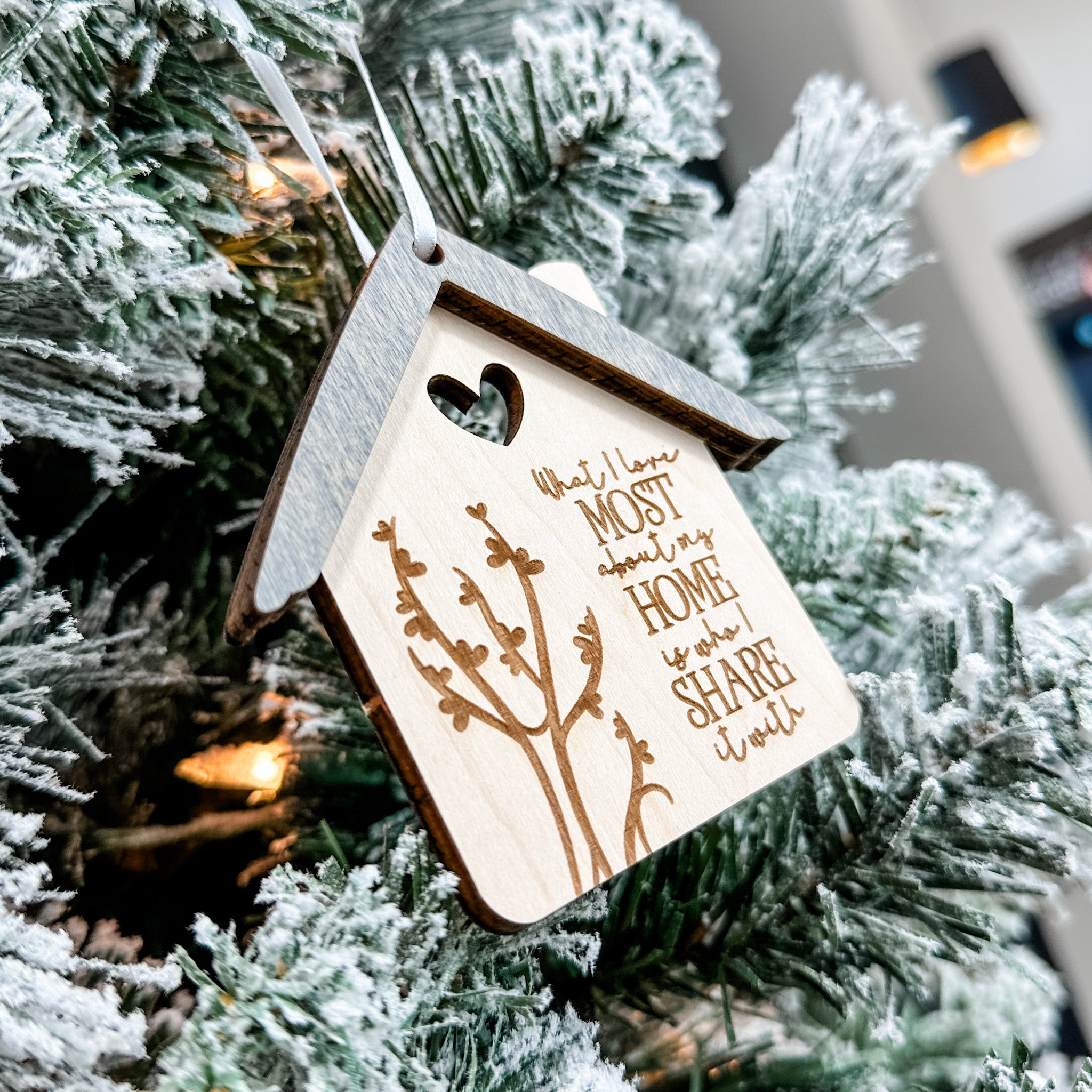 What I Love Most About This Home Ornament