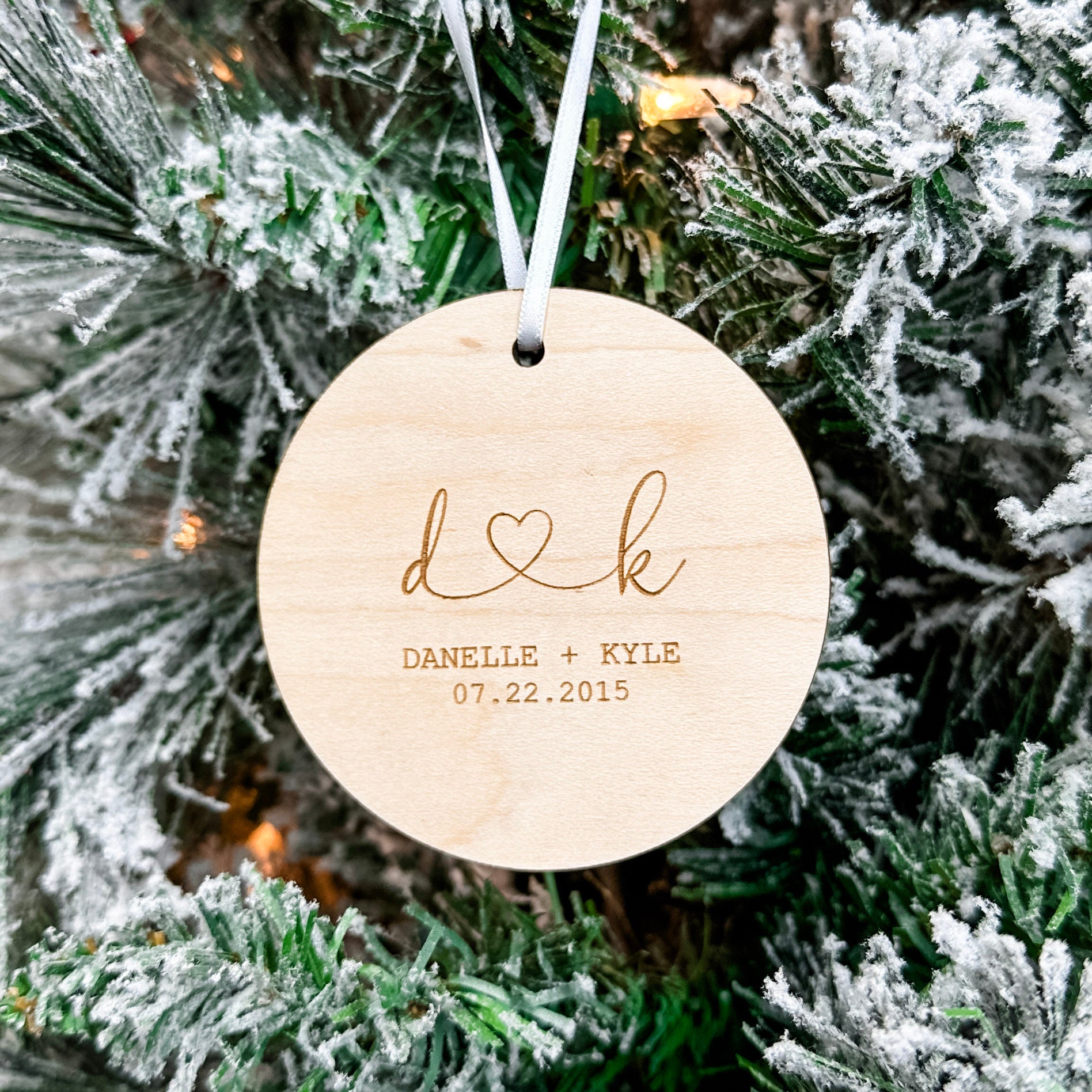 Forever Together | Engraved Wood Ornament