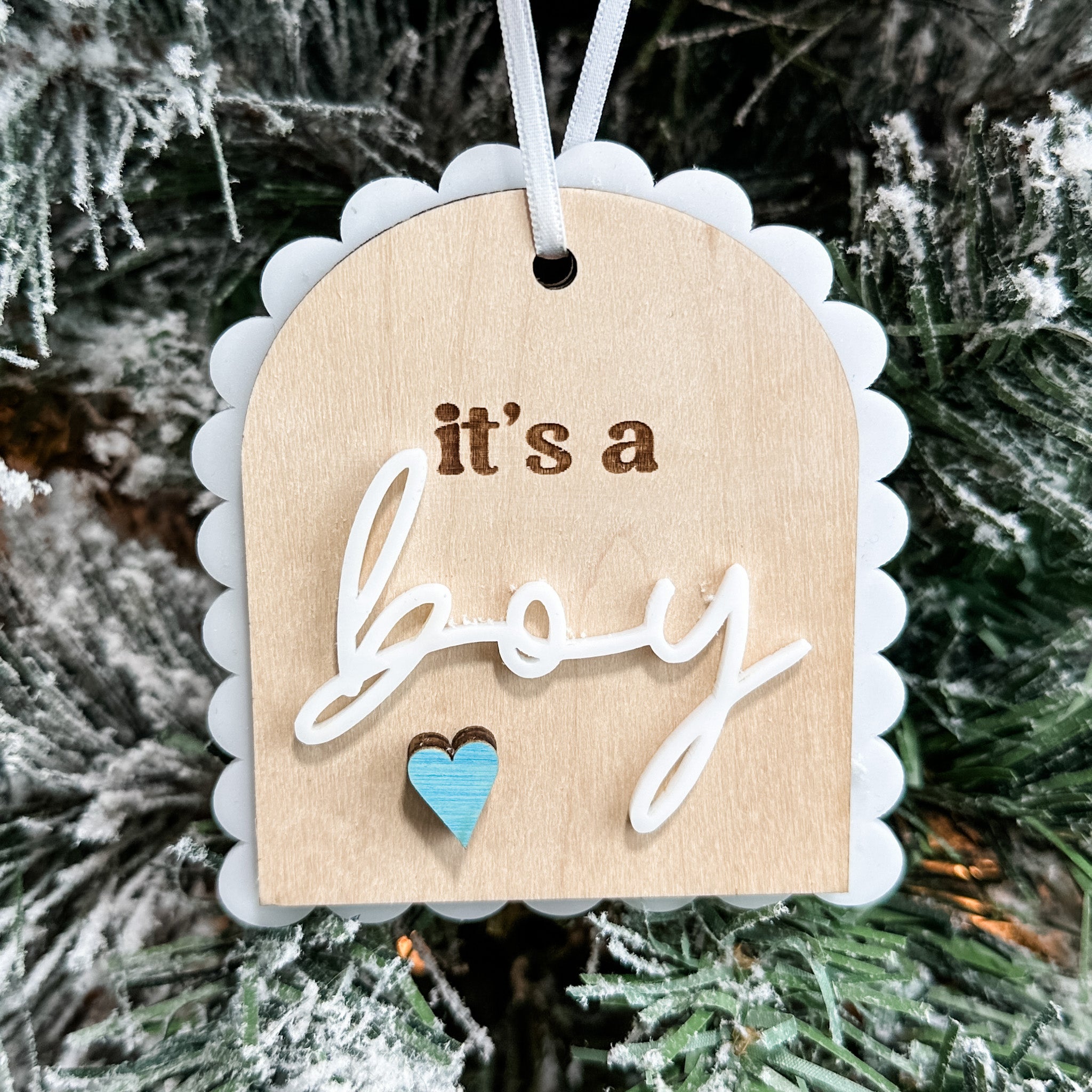 Gender Reveal Ornaments
