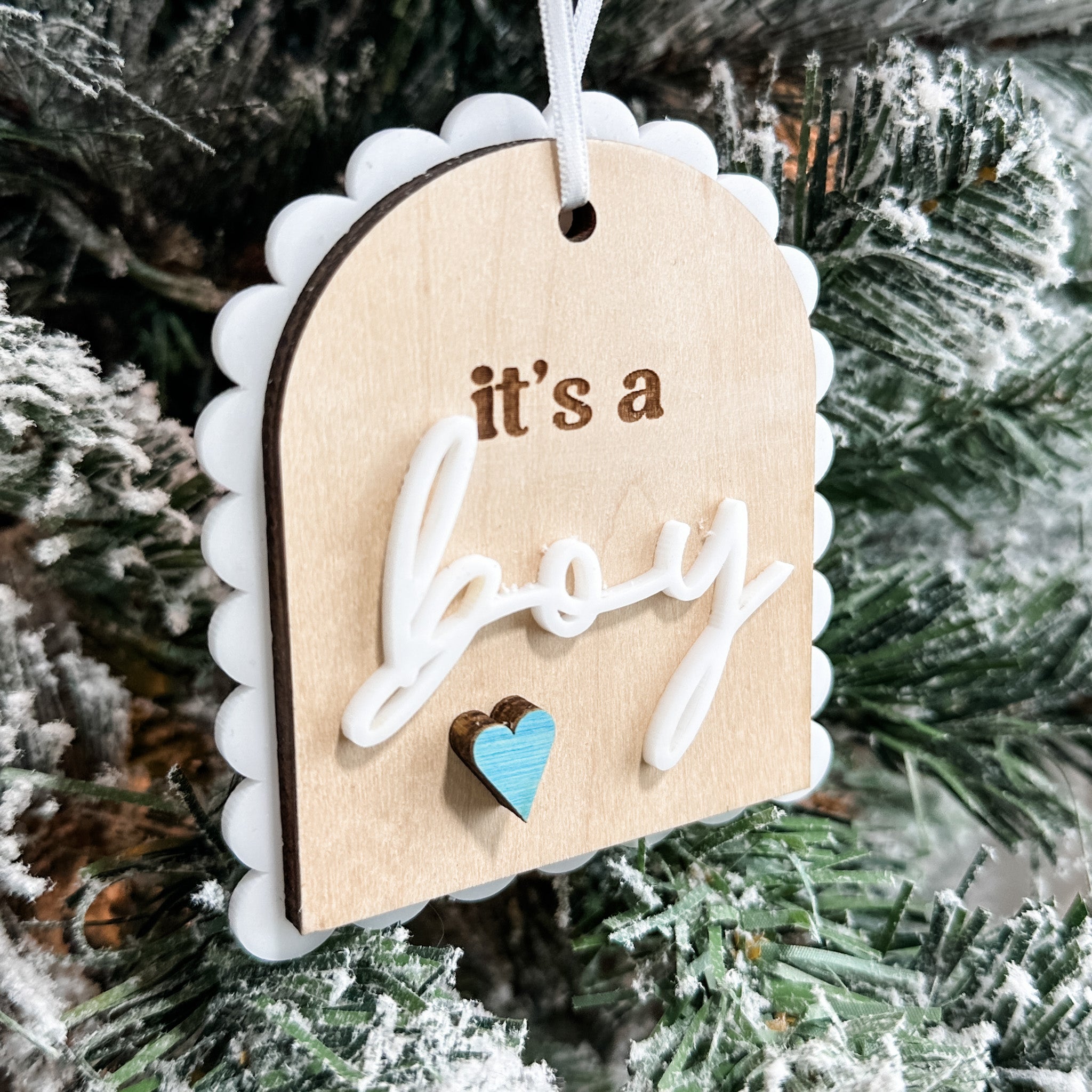 Gender Reveal Ornaments