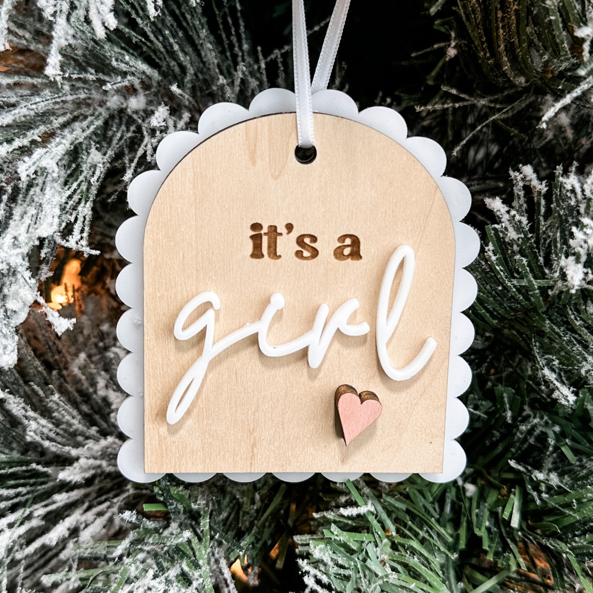 Gender Reveal Ornaments