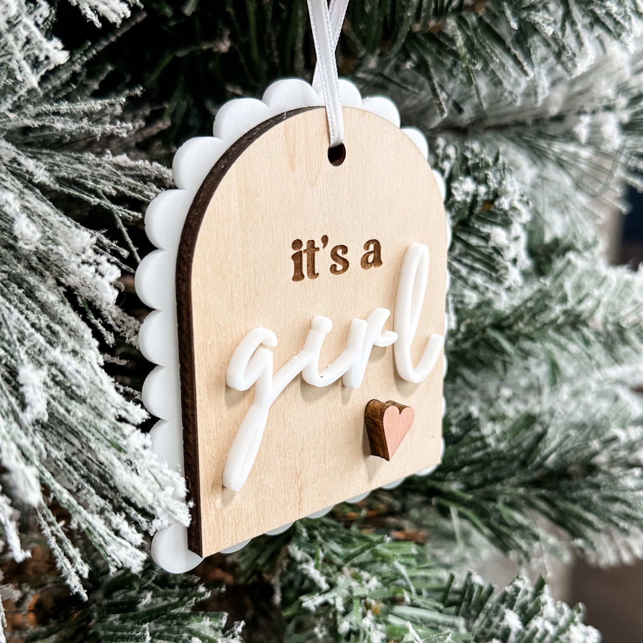 Gender Reveal Ornaments