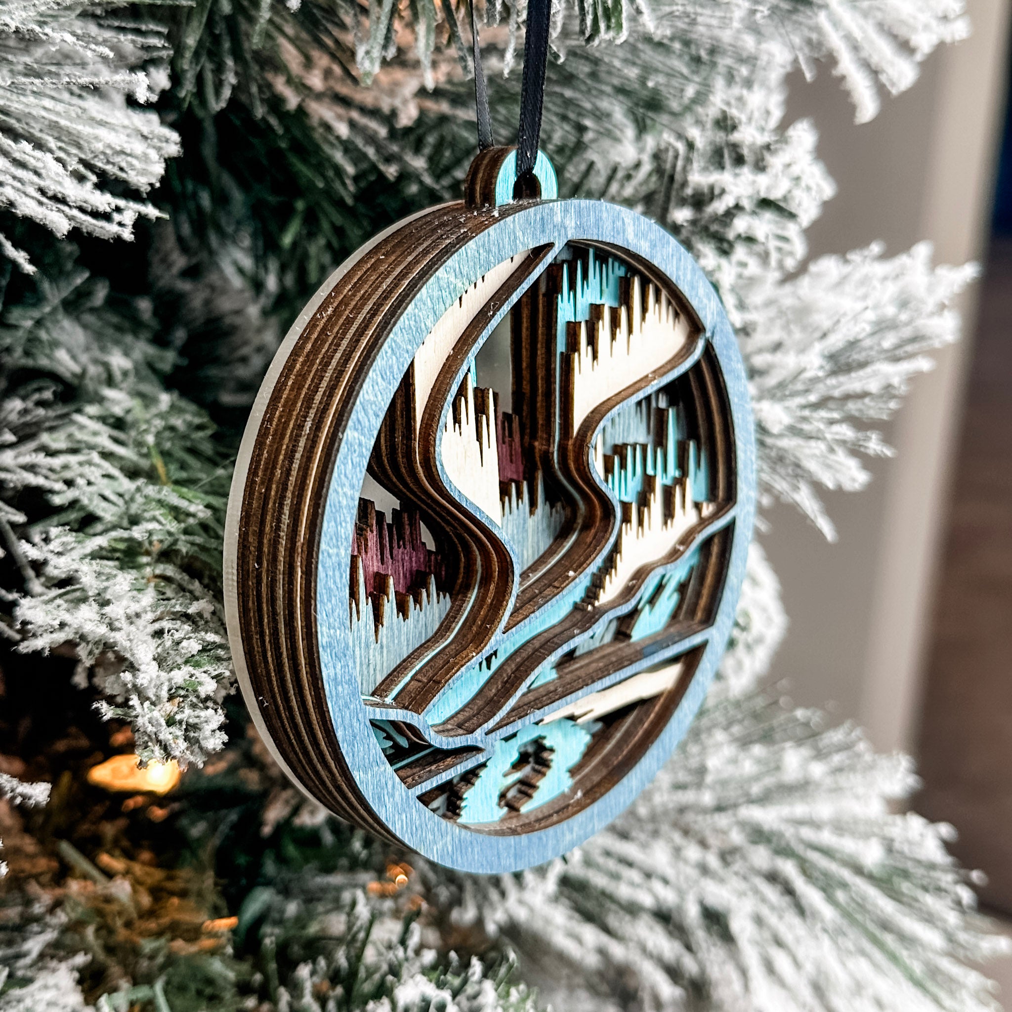 The Northern Lights | Premium Multilayer Wood Ornament