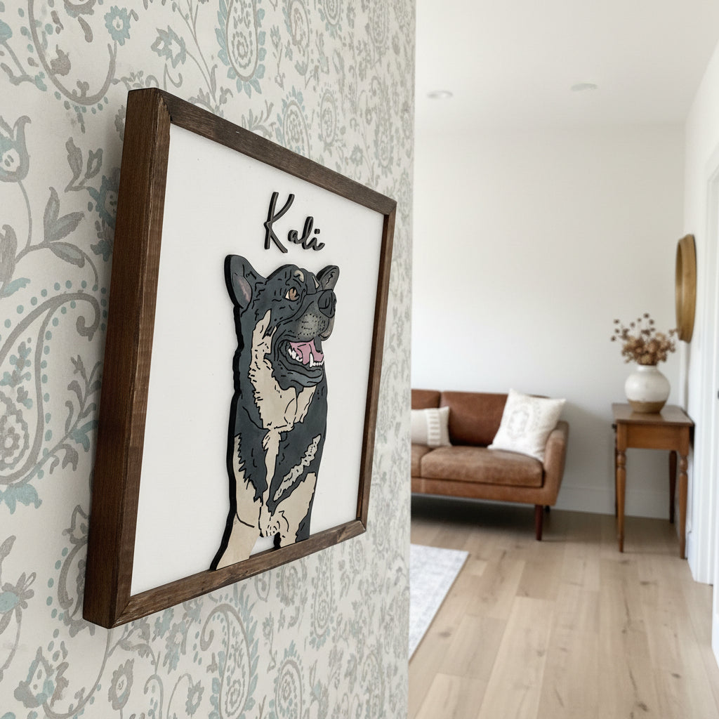 #Art Style_(8 to 12 Weeks) 3D Hand Painted Wood - Premium