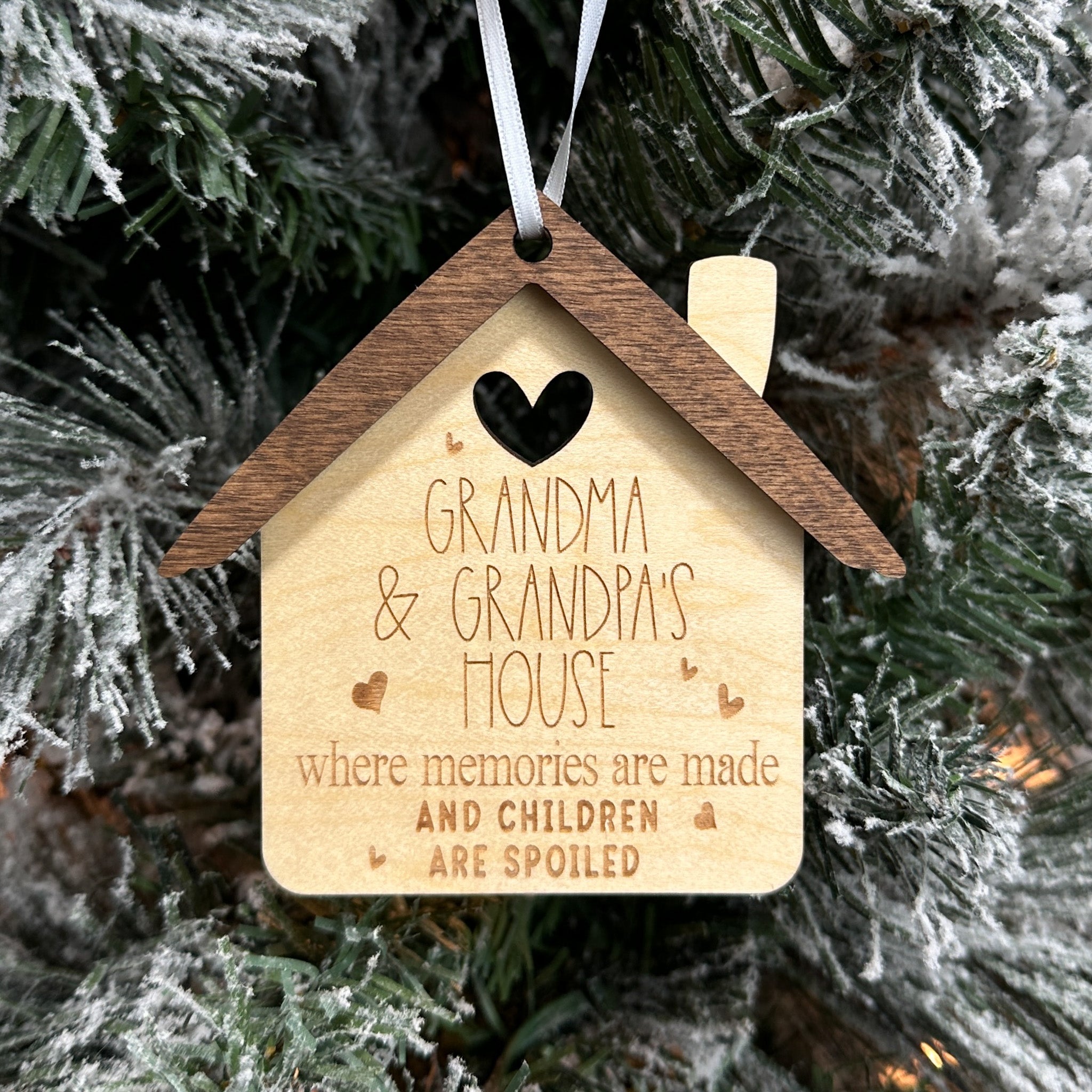 Grandparent's House - Where Memories are Made Ornament