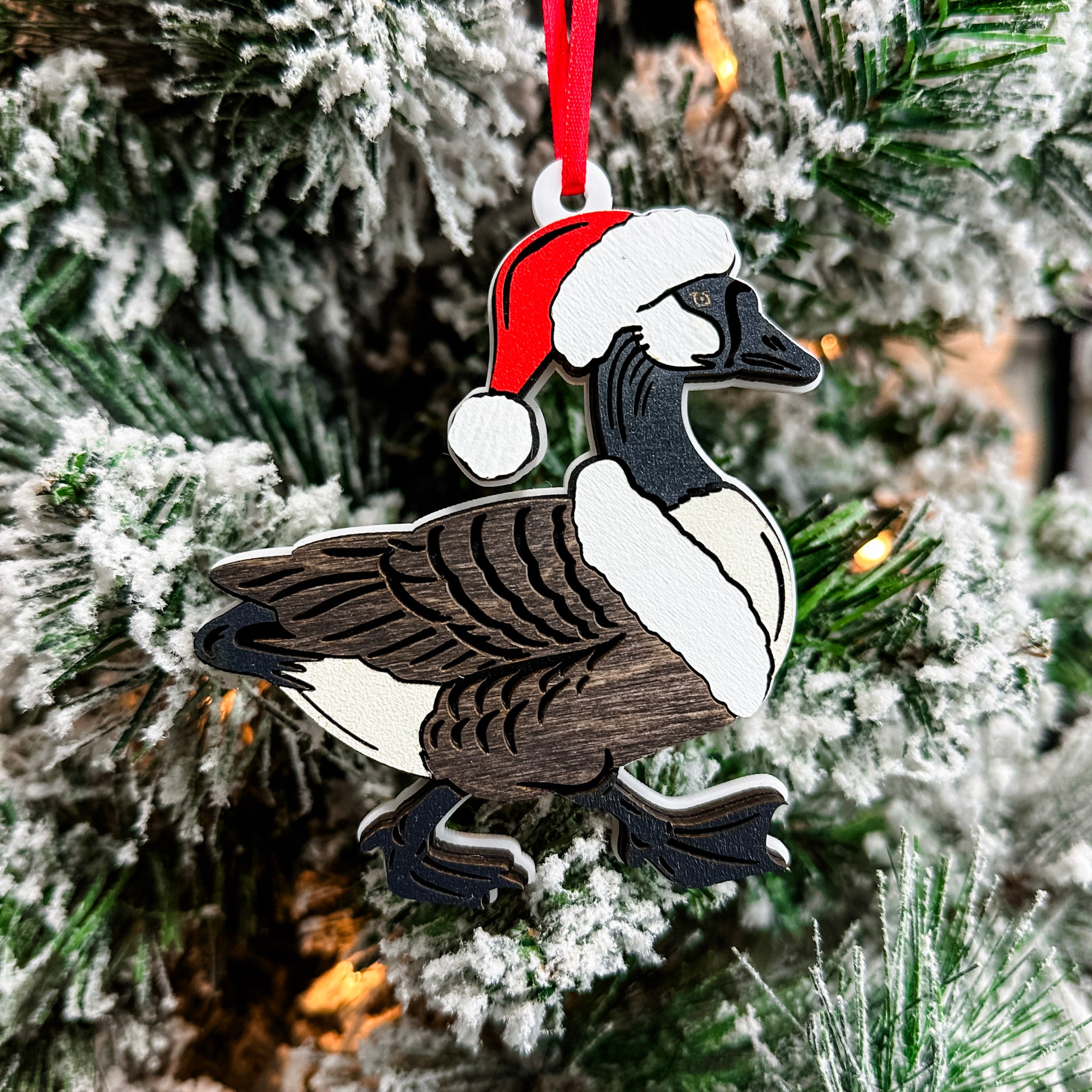 The Canada Goose / Cobra Chicken | 3D Wood Ornament