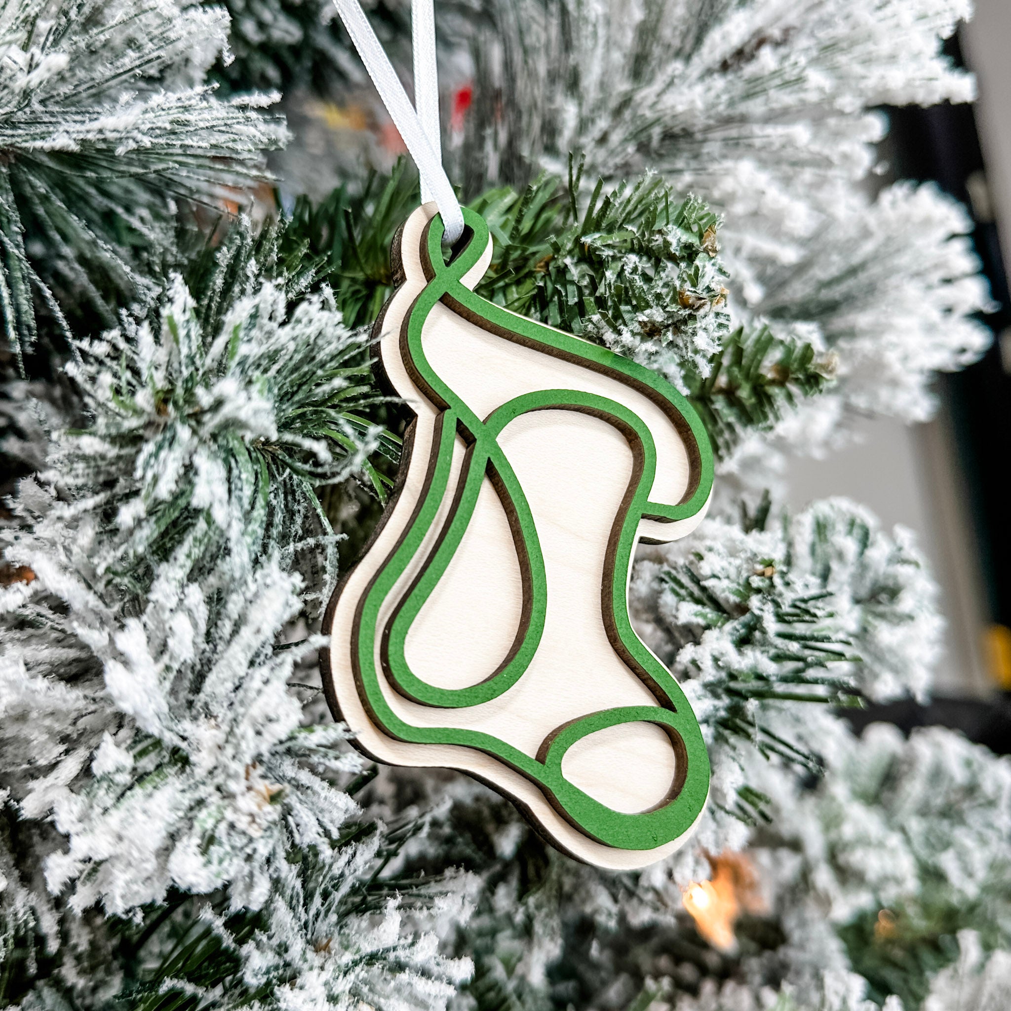 Classic Christmas Scribbles | 3D Wood Ornament (Choose from 3!)