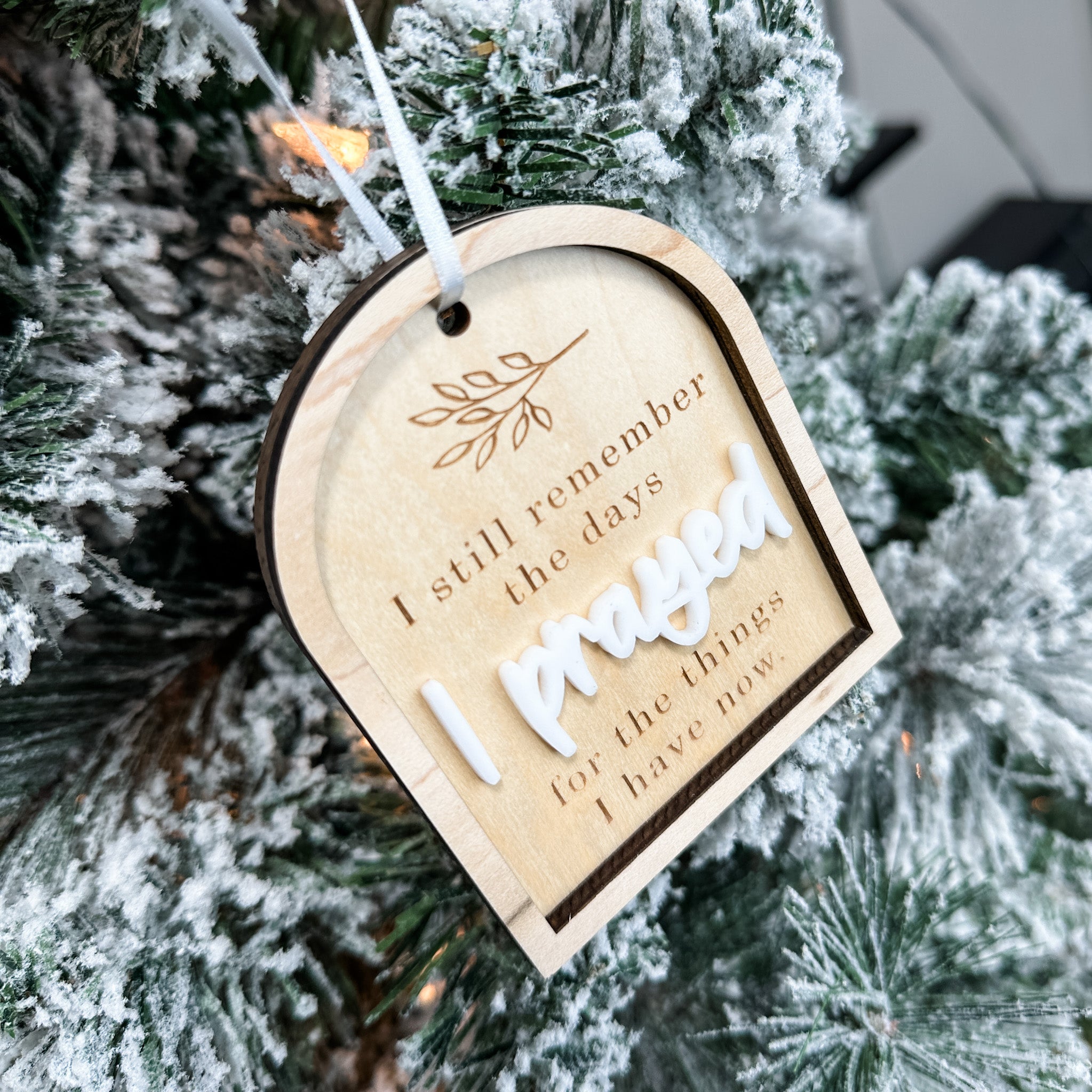 I Still Remember the Days I Prayed Ornament