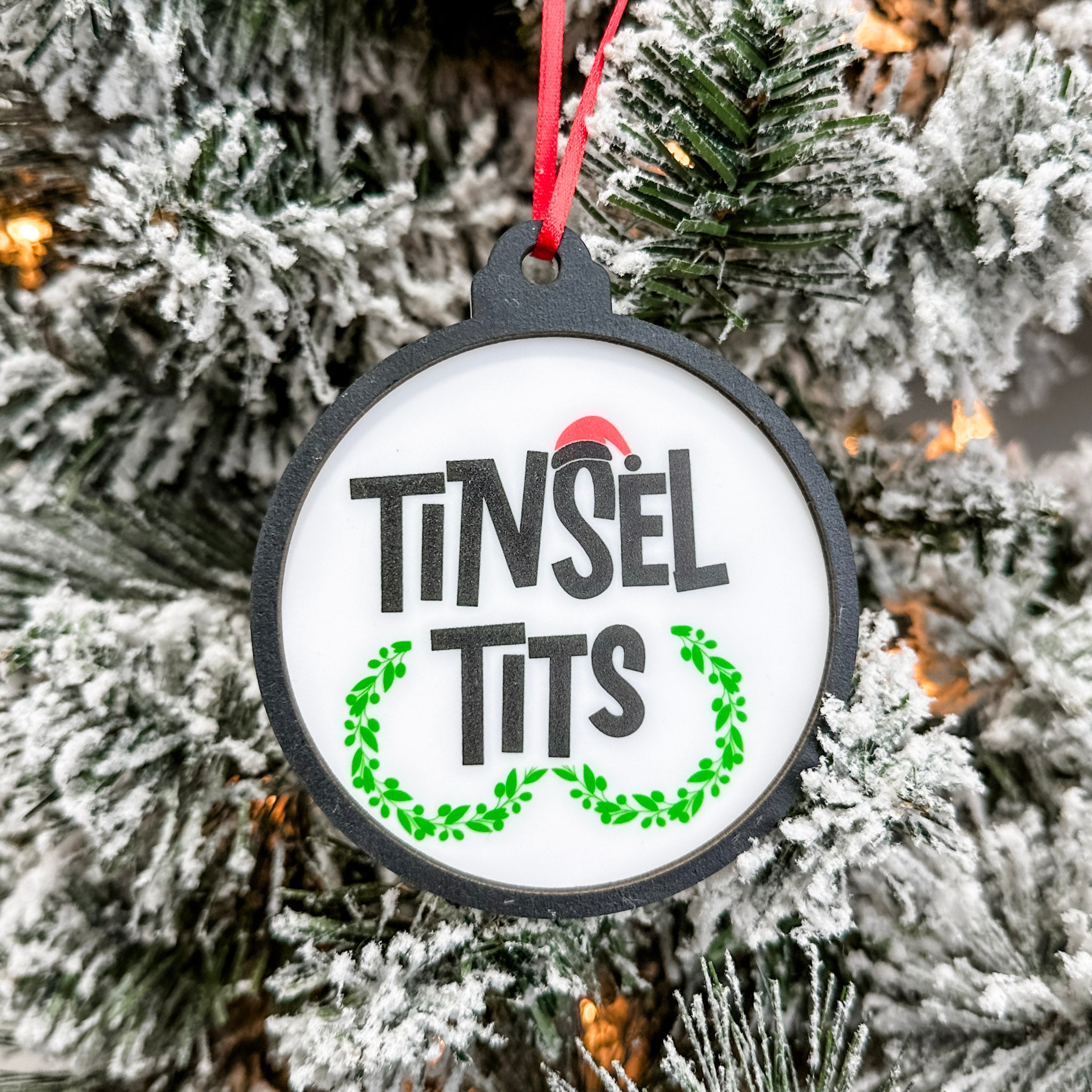 Jingle Balls / Tinsel Tits | 3D Acrylic Ornaments