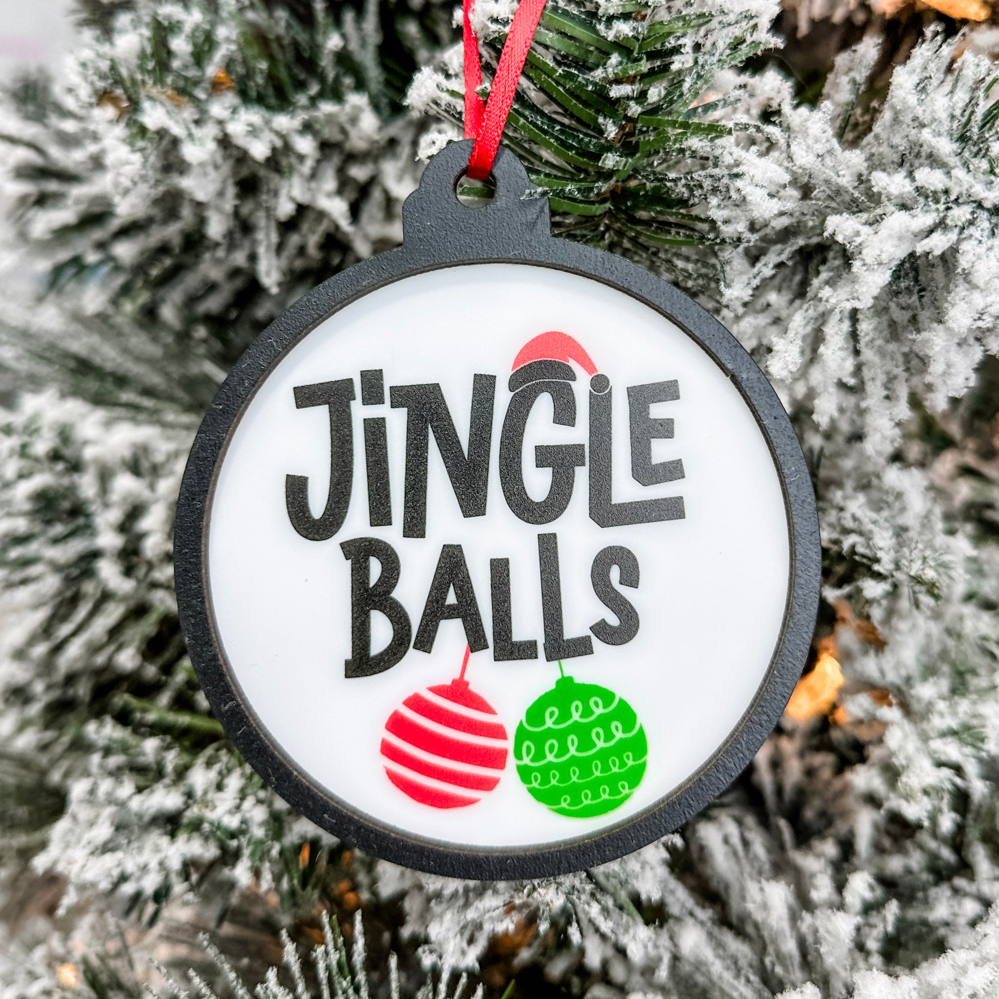 Jingle Balls / Tinsel Tits | 3D Acrylic Ornaments