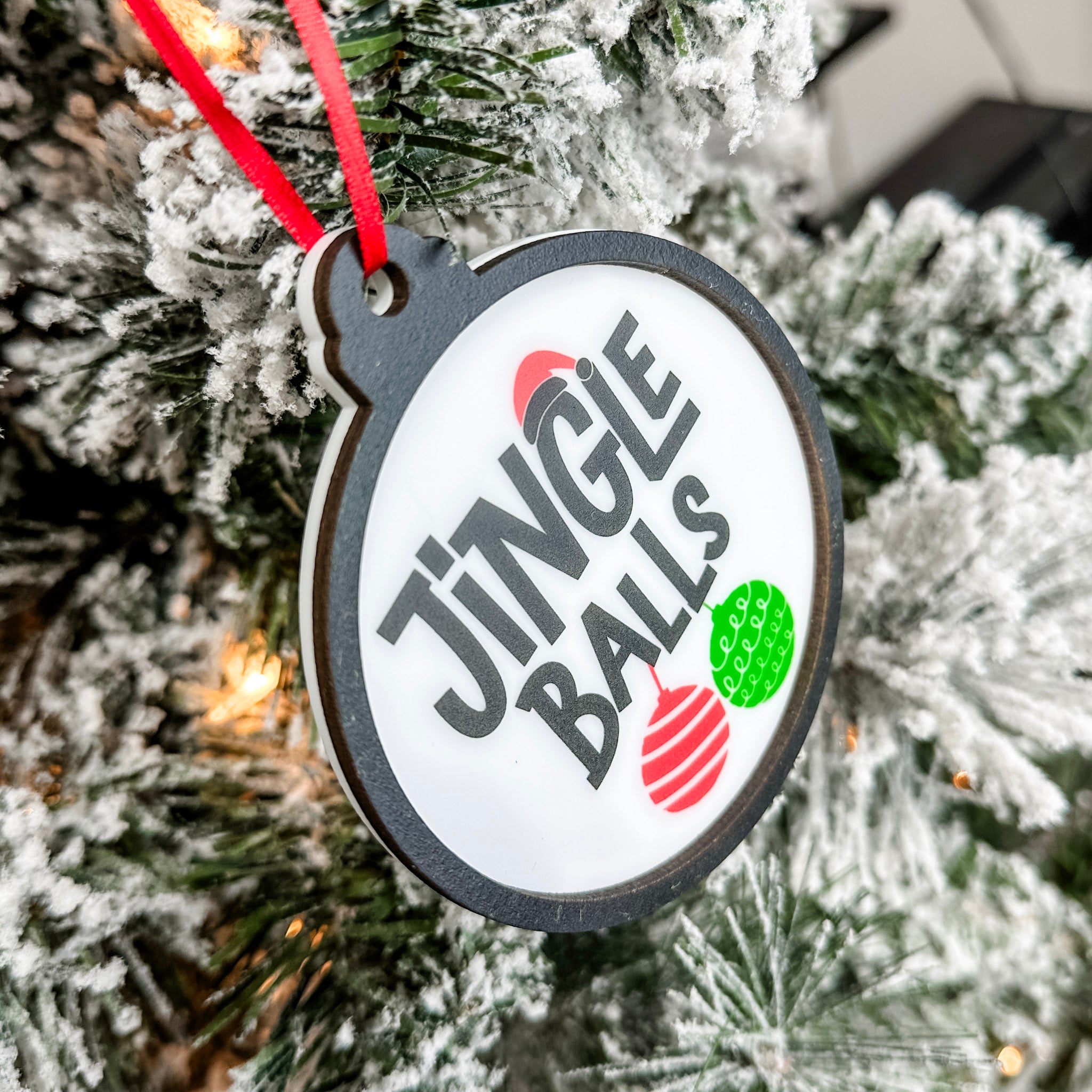 Jingle Balls / Tinsel Tits | 3D Acrylic Ornaments