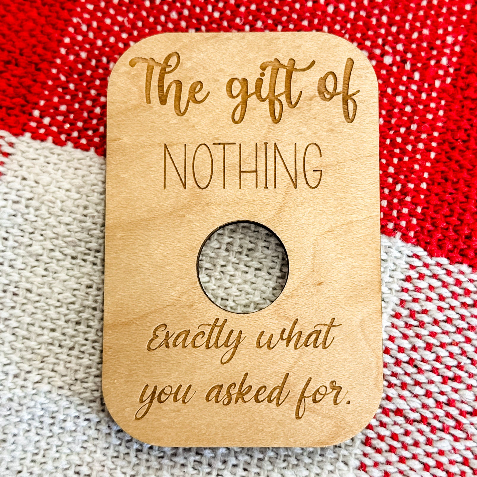 The Gift of Nothing | Engraved Christmas Magic